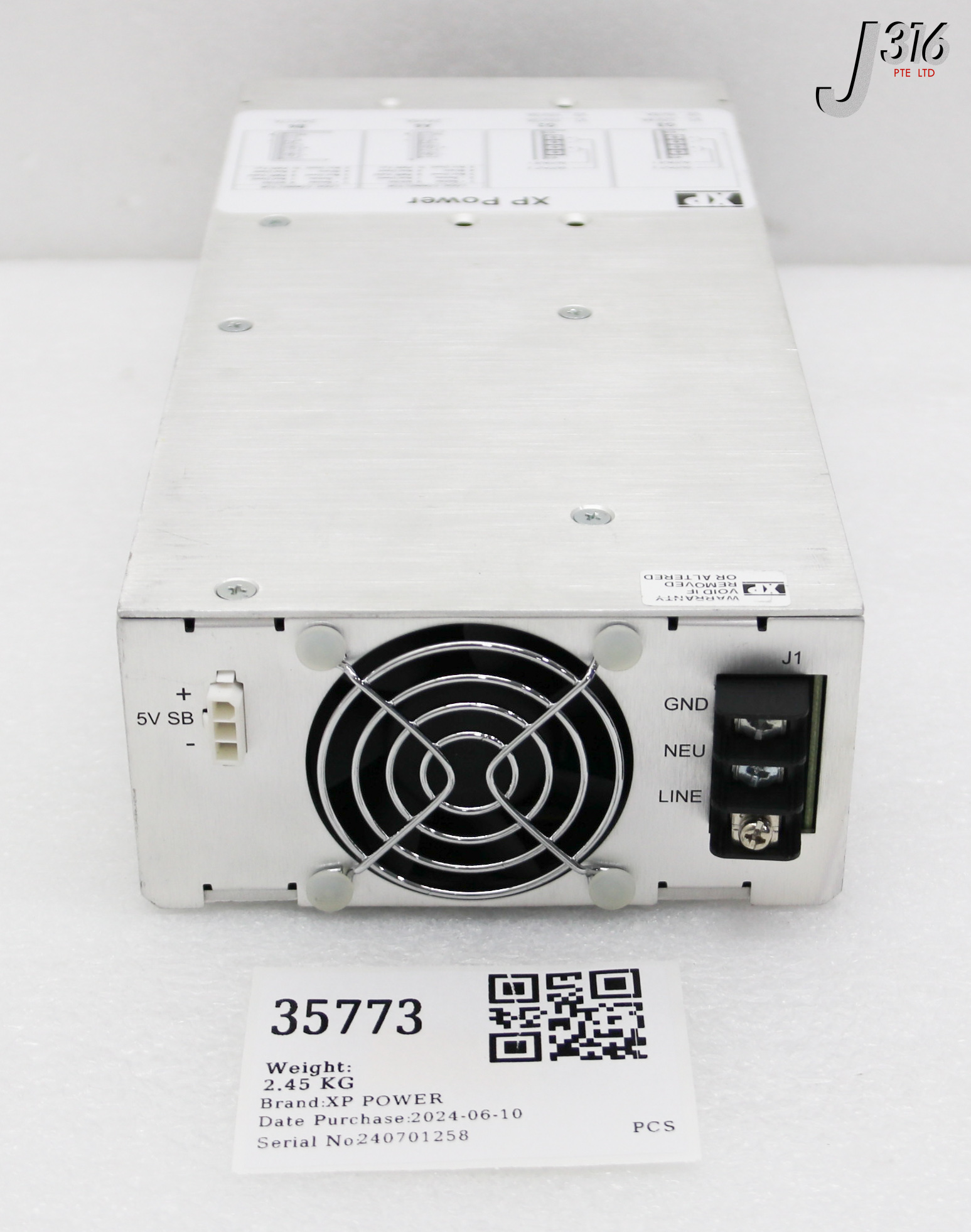 35773 XP POWER POWER SUPPLY P/N: 10004017 F6B6A6G2G3