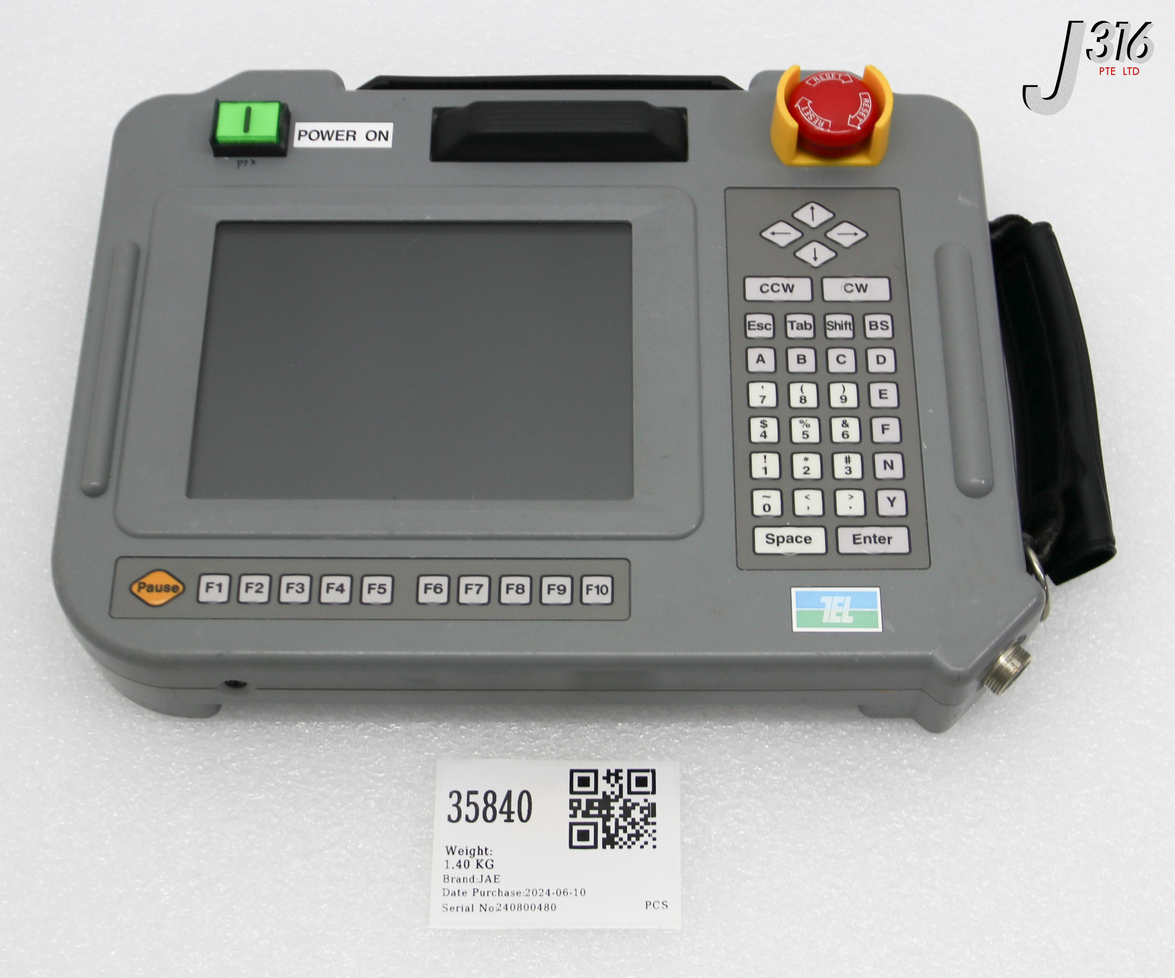 35840 JAE HCT TEL PANEL TOUCH SCREEN UT5-TLN19-B