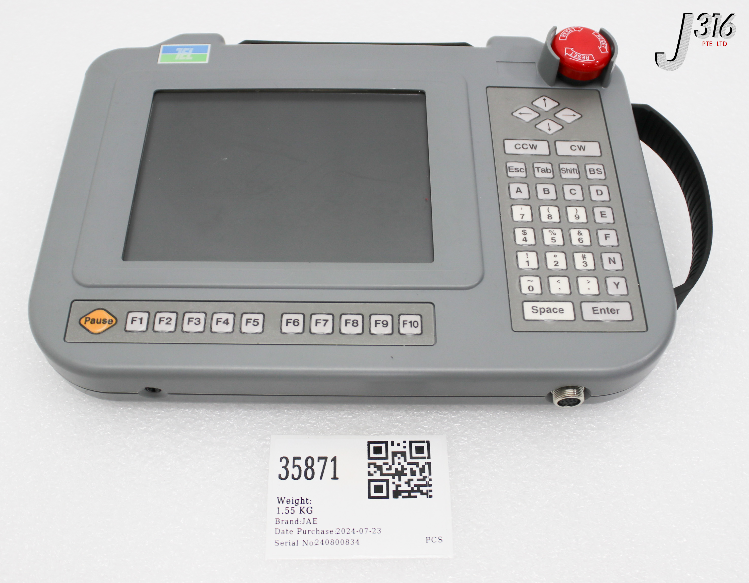 35871 JAE HCT TEL PANEL TOUCH SCREEN UT5-TLN18-B