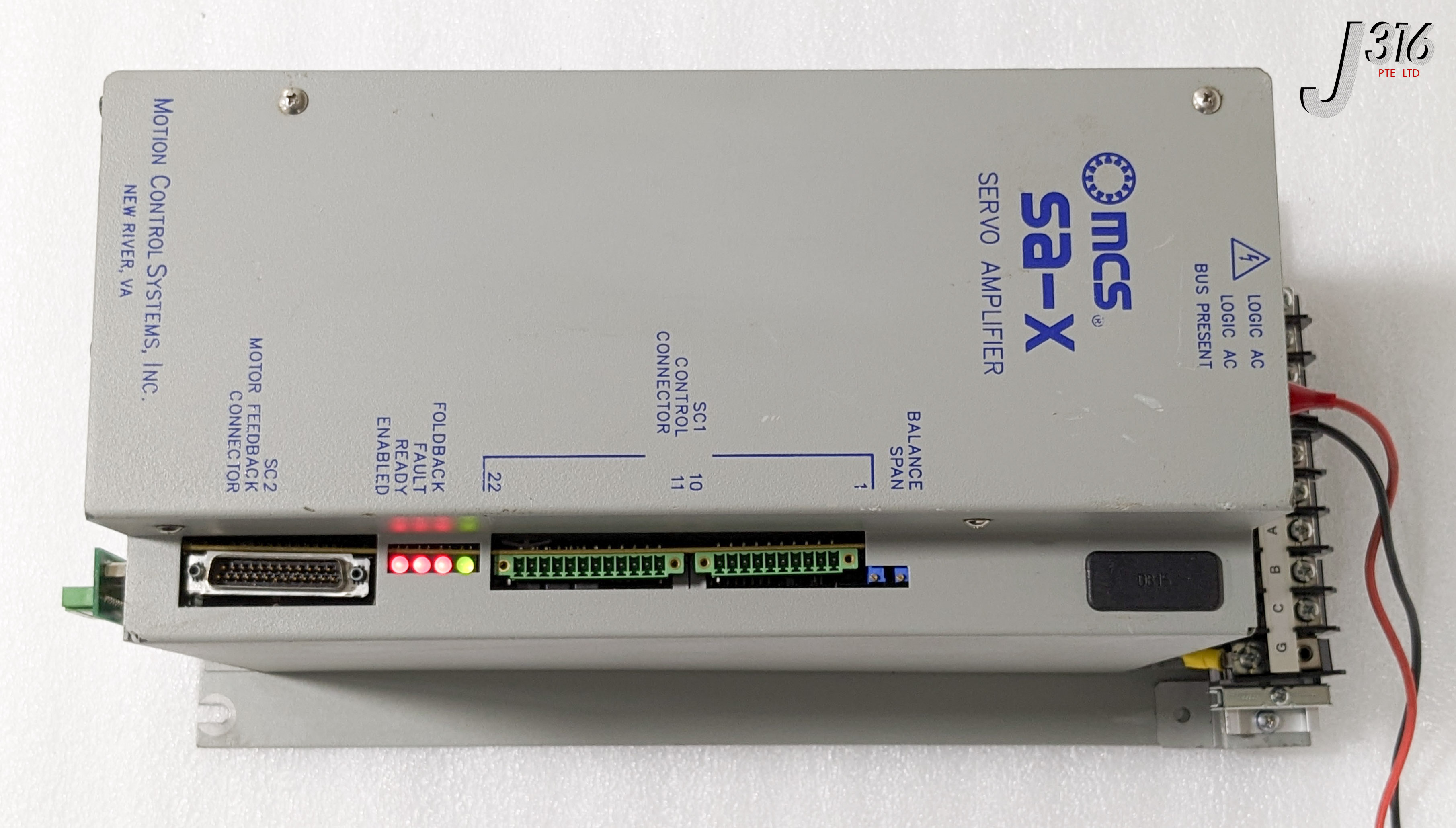 35917 MCS PWM SERVO AMPLIFIER, SA-X SERIES, P/N: 1232260 SA6000X