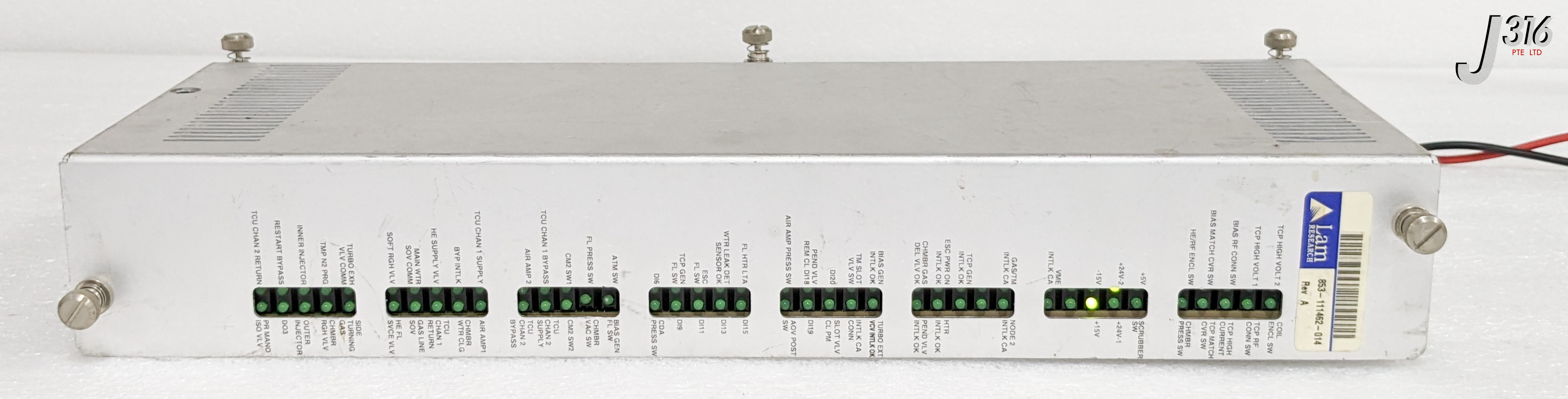 35953 LAM RESEARCH NODE 1 INTERLOCK CONTROL UNIT 853-111462-014