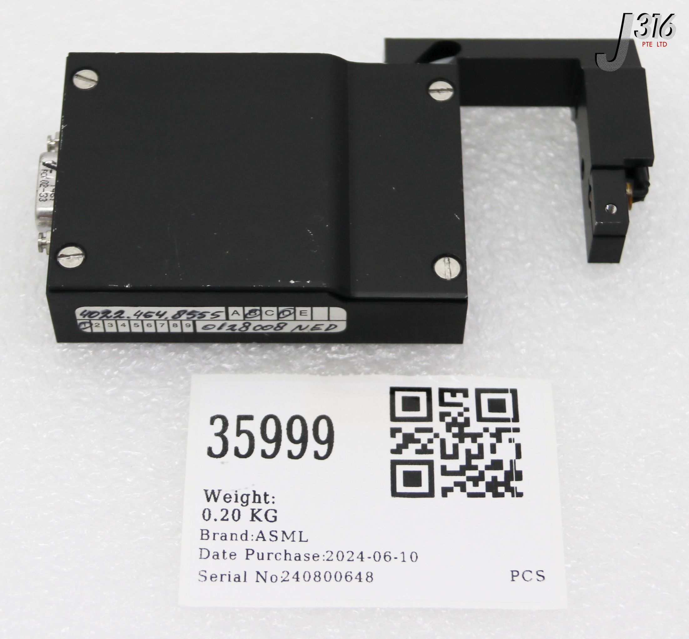 35999 ASML STEPPER BARCODE READER 4022.454.8555
