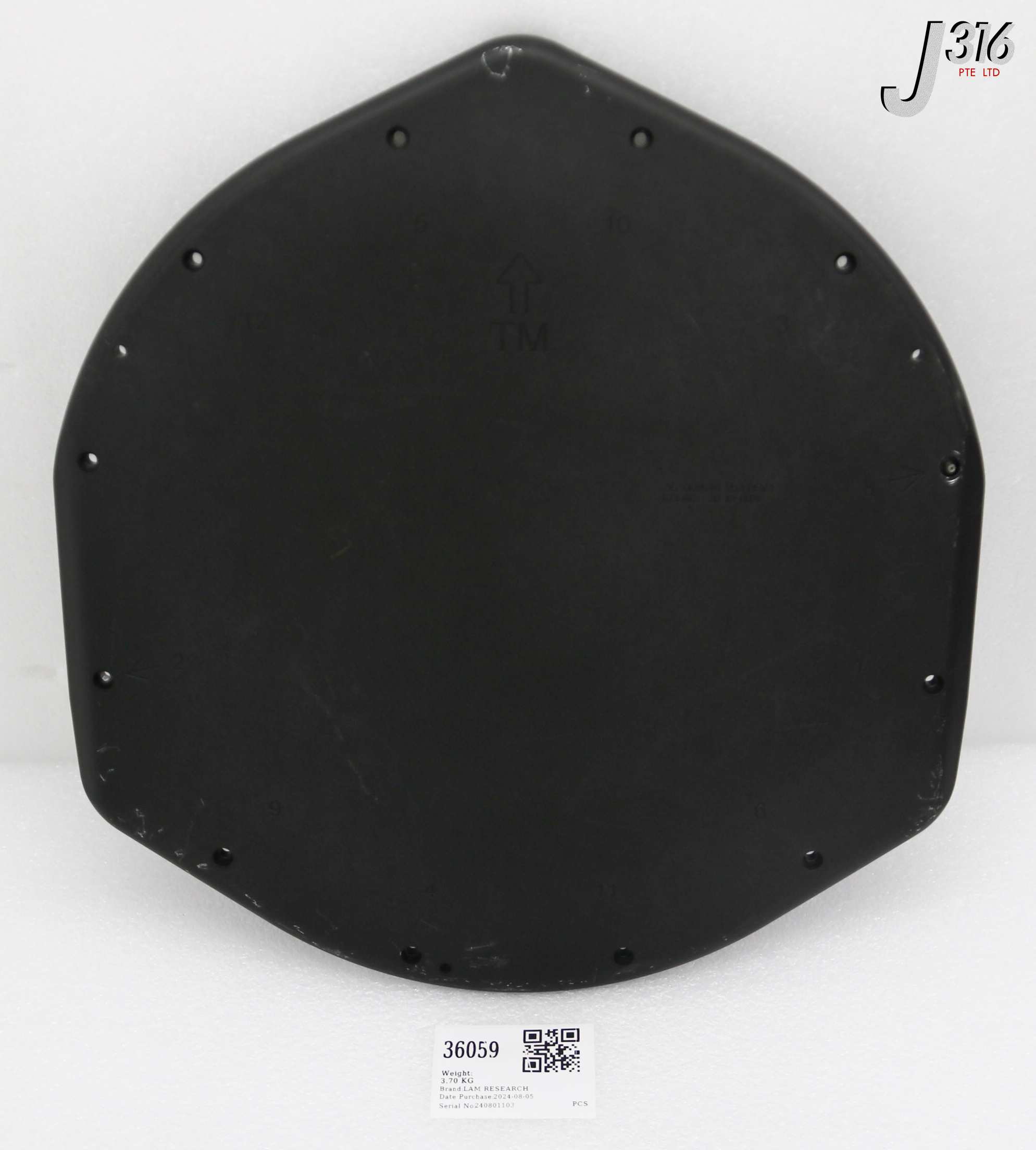 36059 LAM RESEARCH PLATE ASSY 715-069046-053