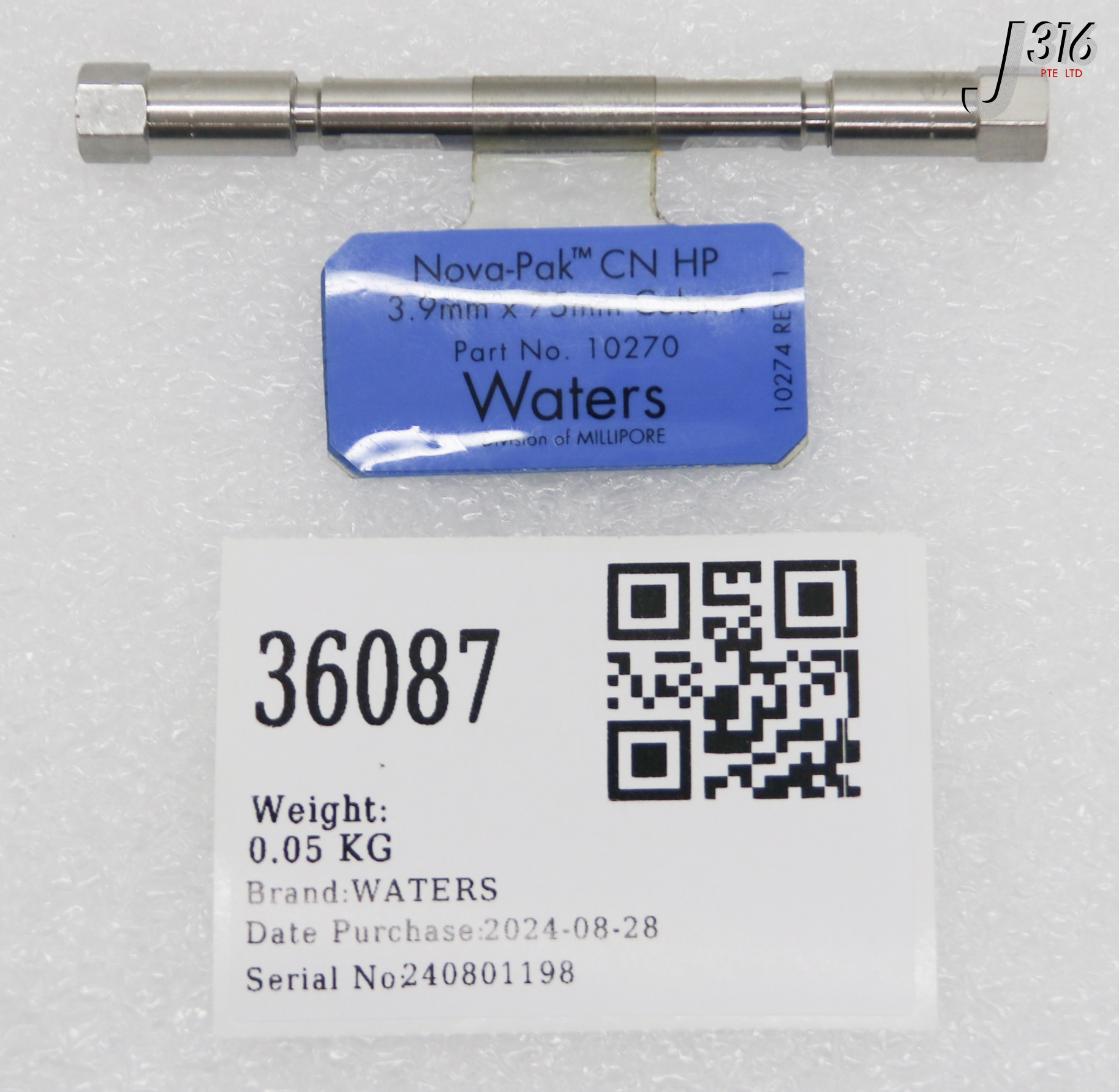 36087 WATERS COLUMN, NOVA-PAK CN HP, 3.9MM X 75MM 10270