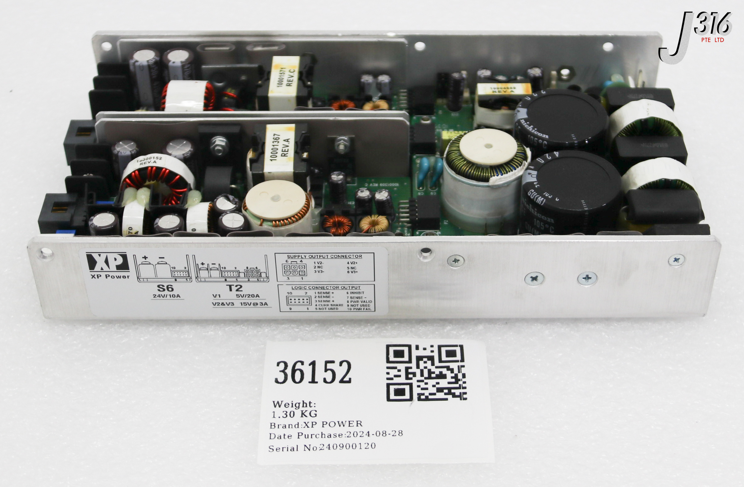 36152 XP POWER POWER SUPPLY, 5V - 24V, 10003821 (PARTS) P4S6T2