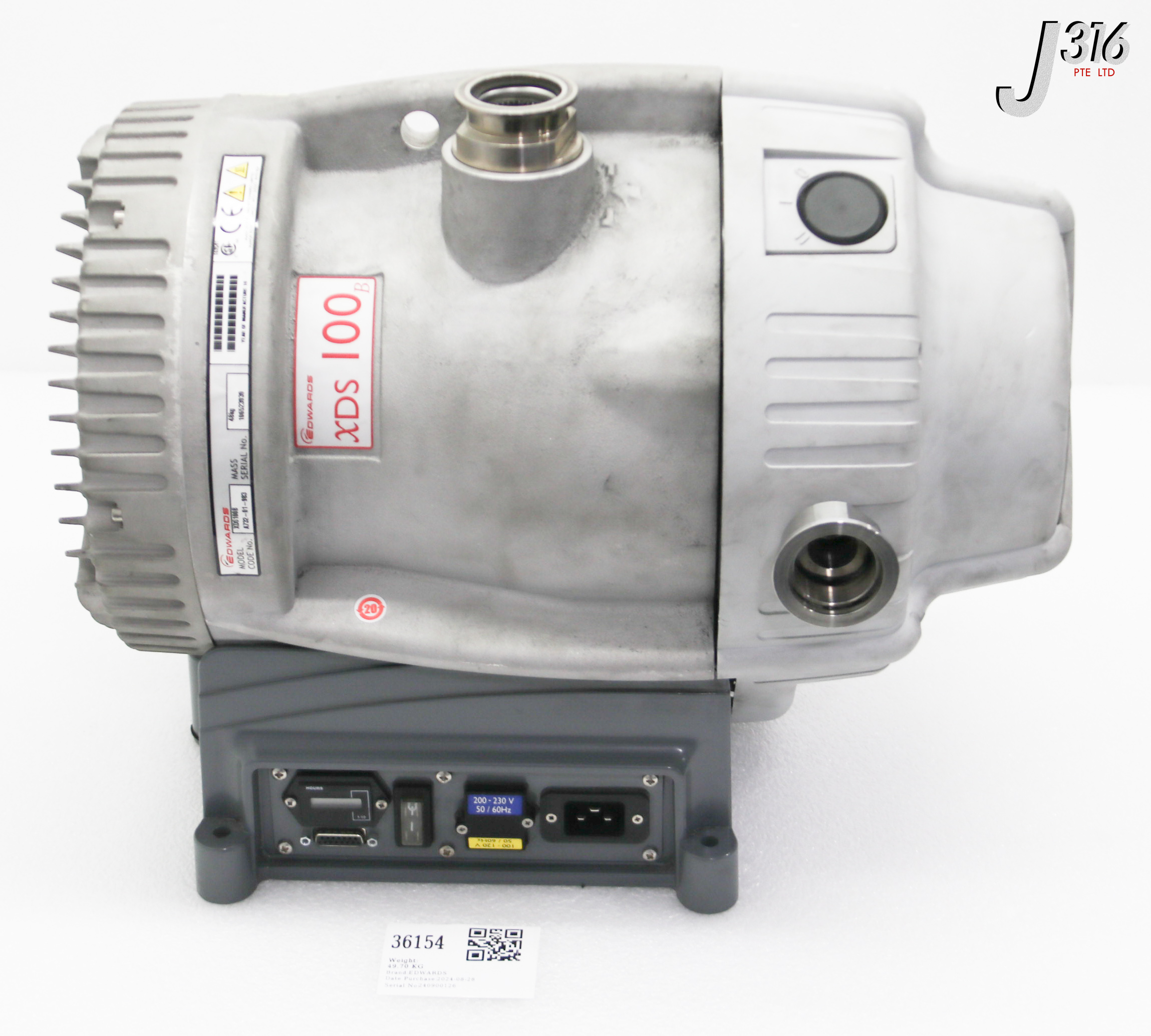 36154 EDWARDS DRY SCROLL BOOSTER PUMP, XDS100B A732-01-983