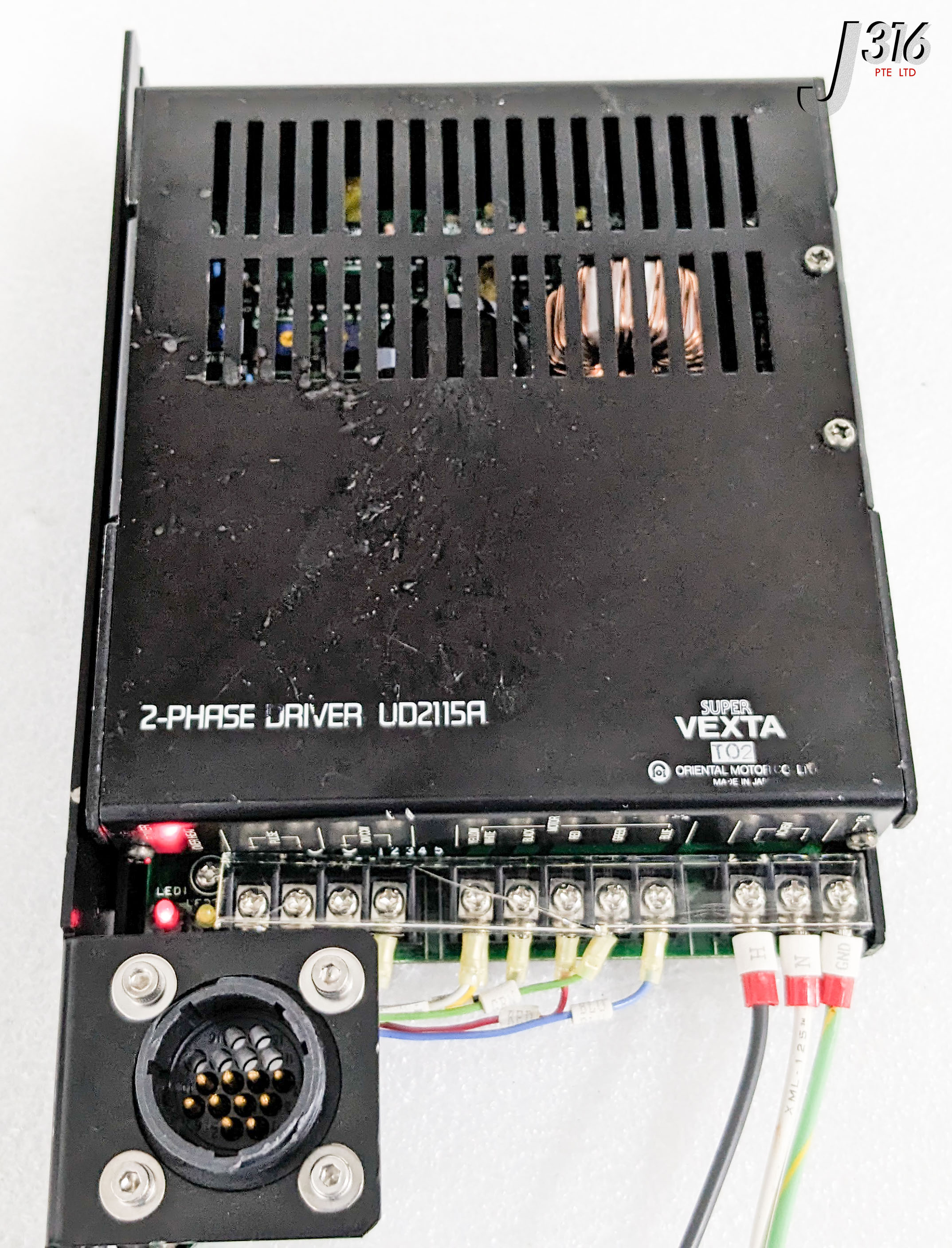 36198 ORIENTAL MOTOR 2-PHASE DRIVER, VEXTA W/ BRACKET 0020-39100 UD2115A