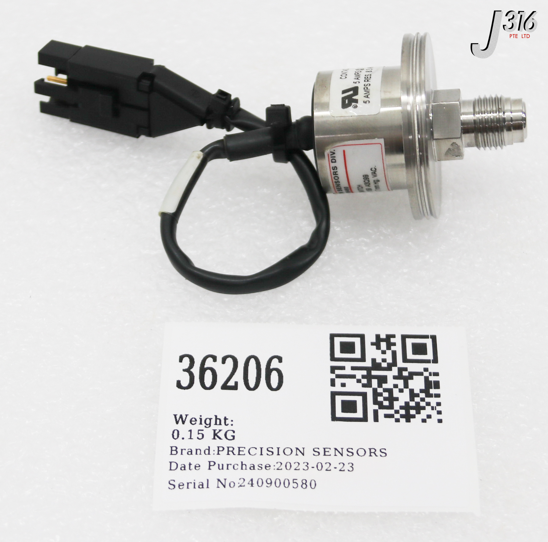36206 PRECISION SENSORS VACUUM SWITCH PV48W-53