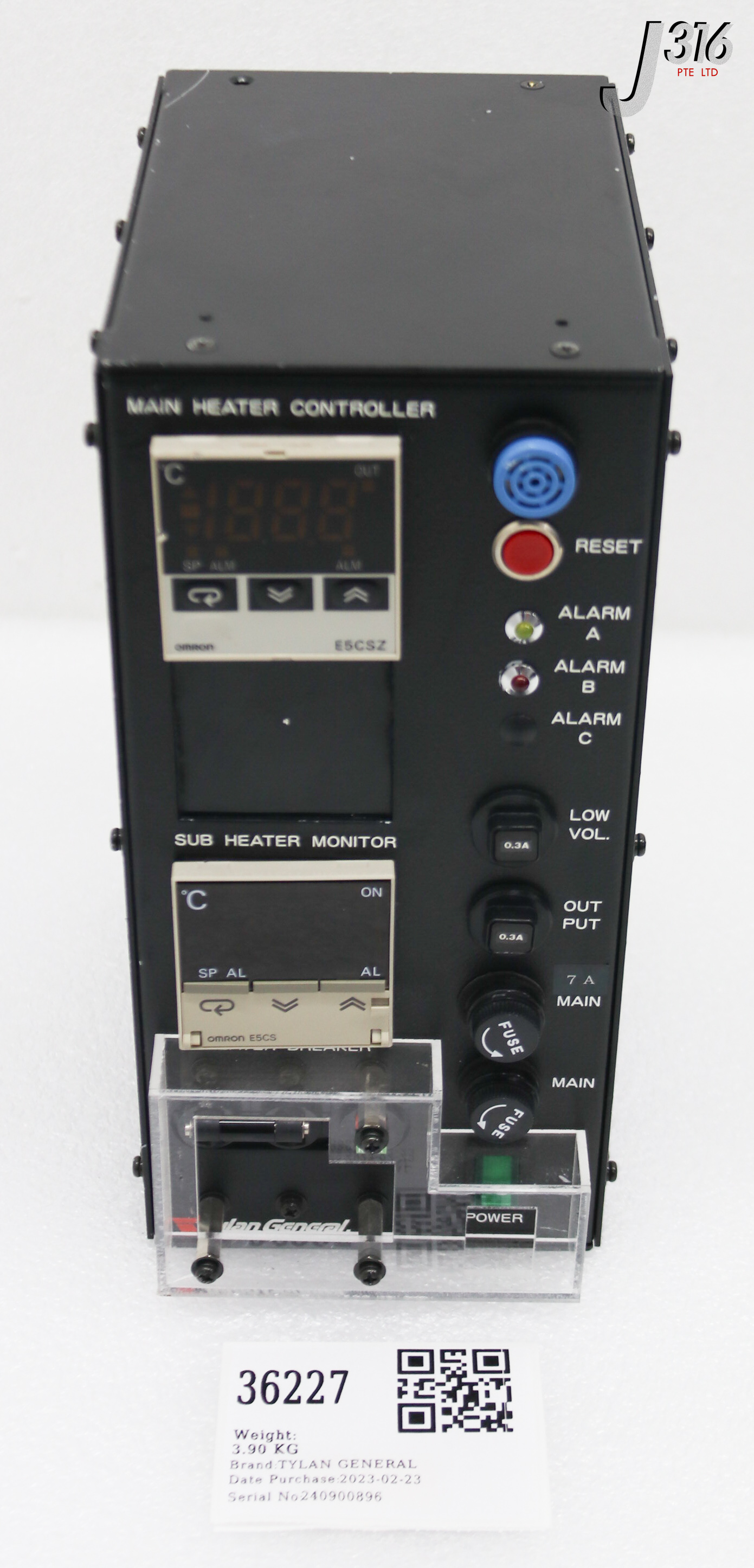 36227 TYLAN GENERAL MAIN HEATER CONTROLLER, TOKYO ELECTRON 014-000014-1 HPS-150B