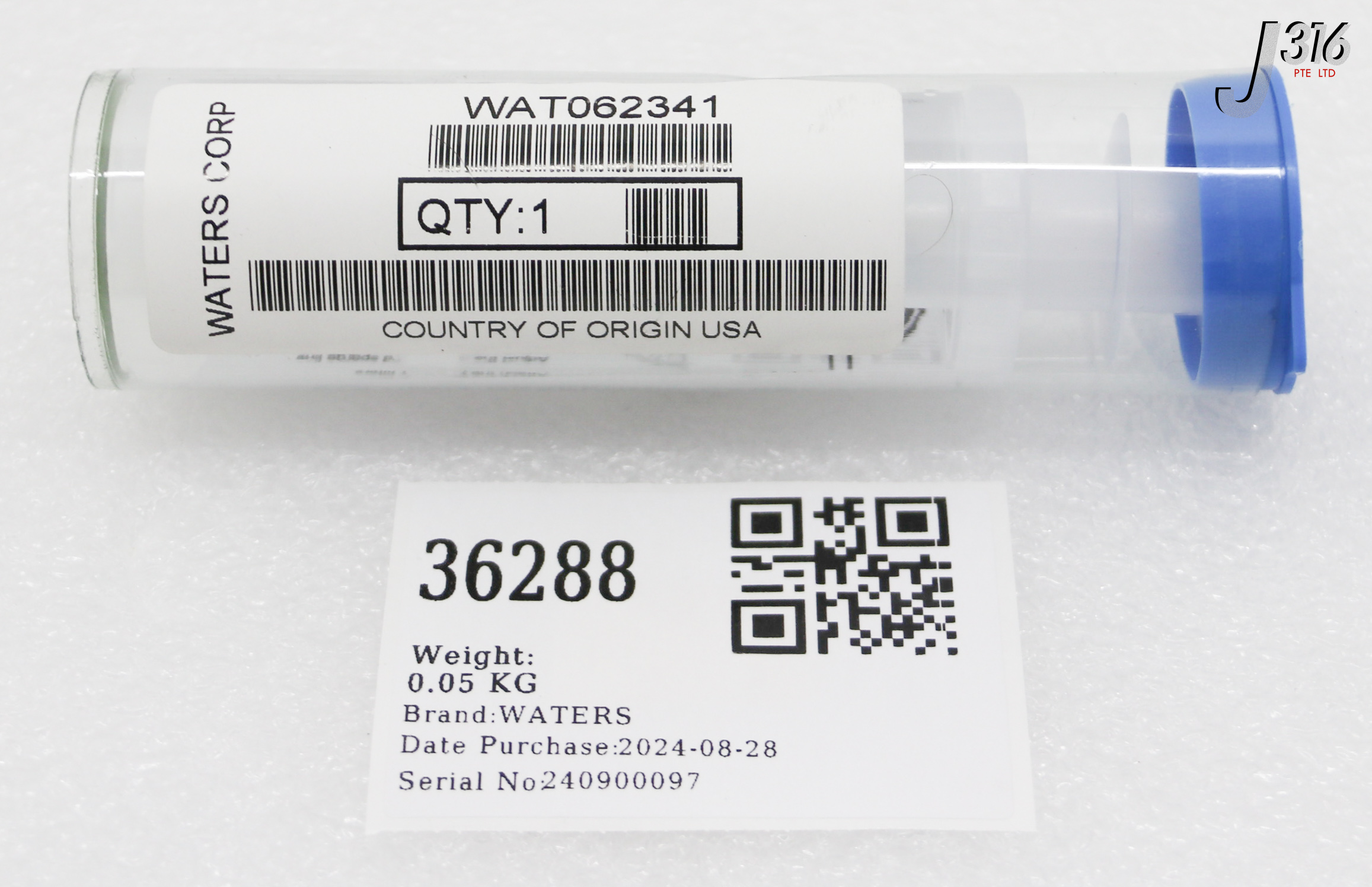 36288 WATERS BOTTLE CAP 1.25 IN NECK, 4/PK (NEW) WAT062341
