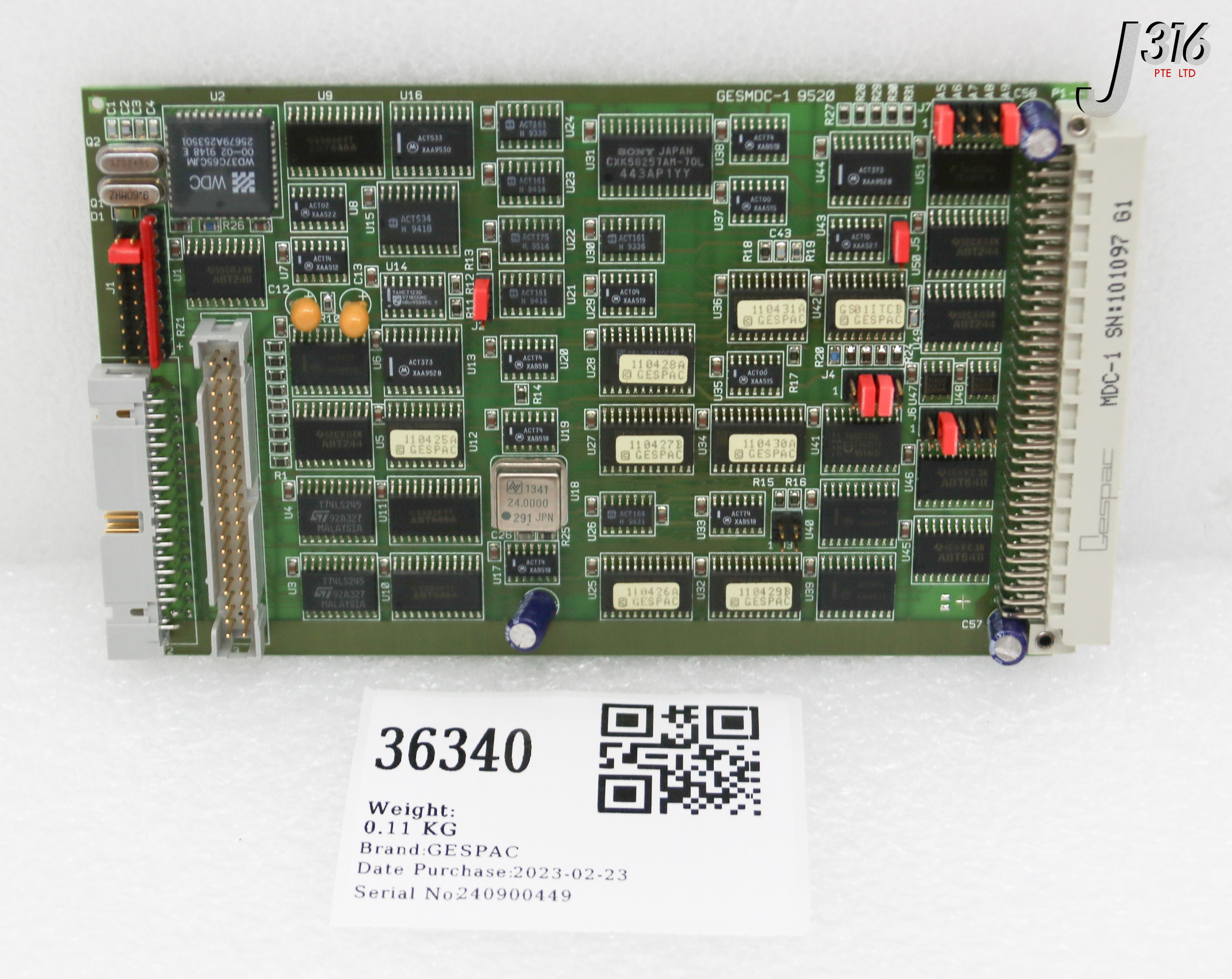 36340 GESPAC PCB, ASSY GESMDC-1