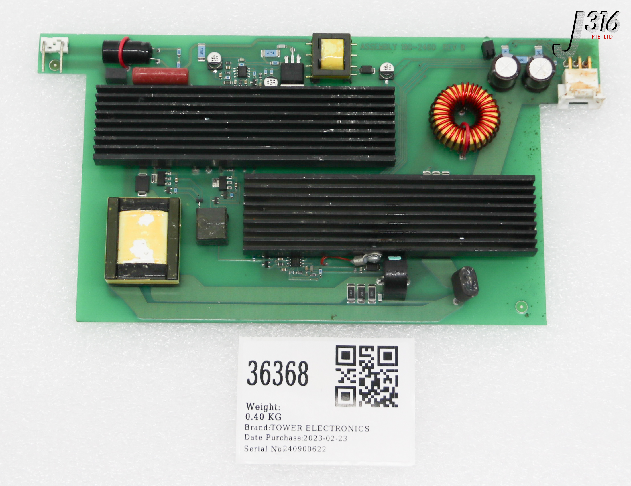 36368 TOWER ELECTRONICS PCB ASSY 190-2460