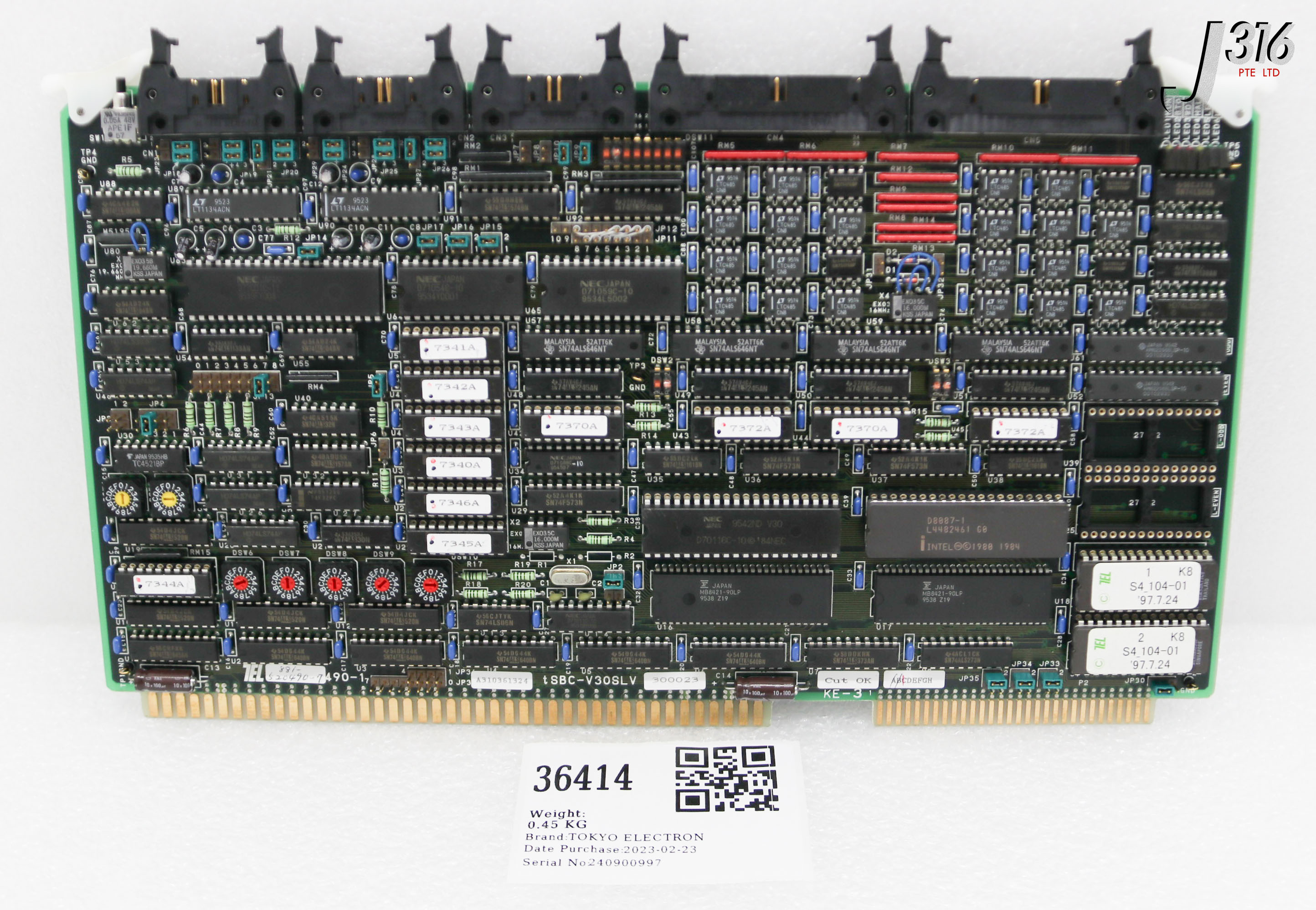 36414 TOKYO ELECTRON PCB, TSBC-V30SLV 881-520490-7