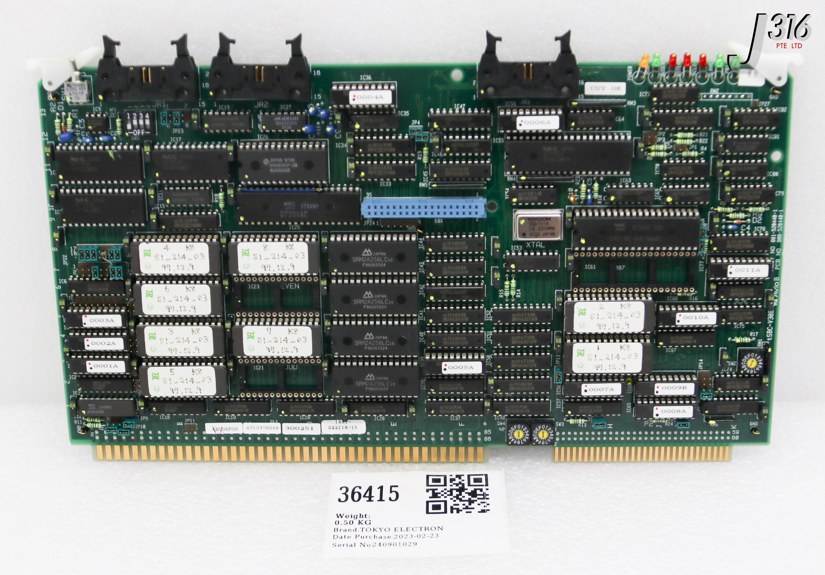 36415 TOKYO ELECTRON PCB, TSBC-V30B, 881-520440-1, 808-520440-1 1881-022118-15