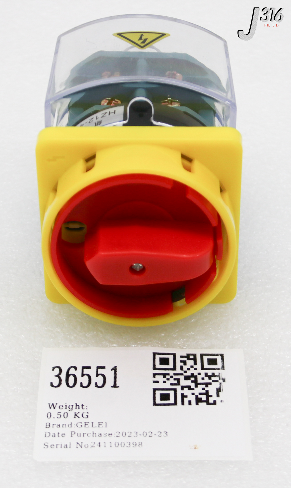 36551 GELEI POWER CUT-OFF SWITCH (NEW) HZ12-40/04