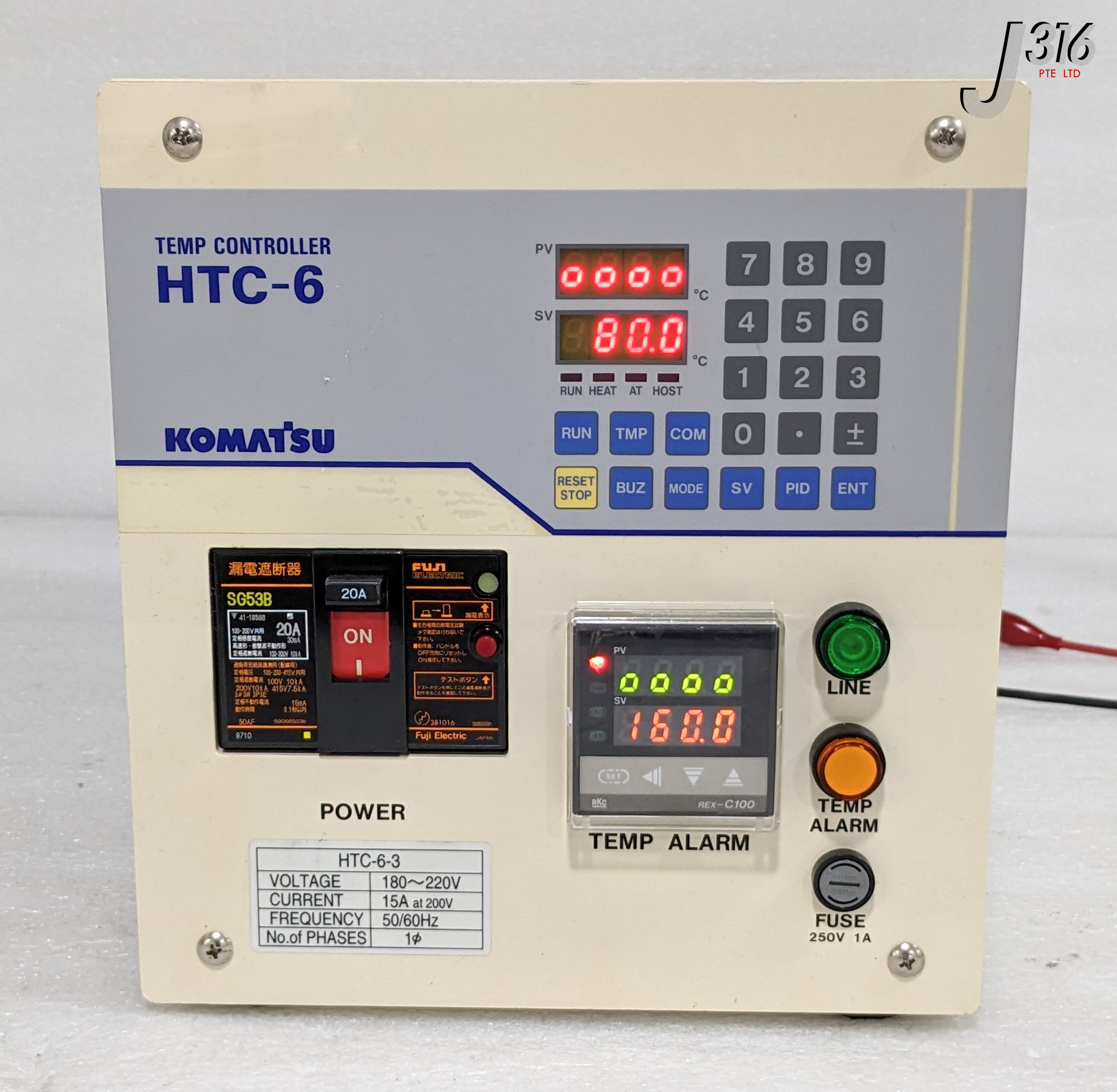 36586 KOMATSU TEMPERATURE CONTROLLER HTC-6-3