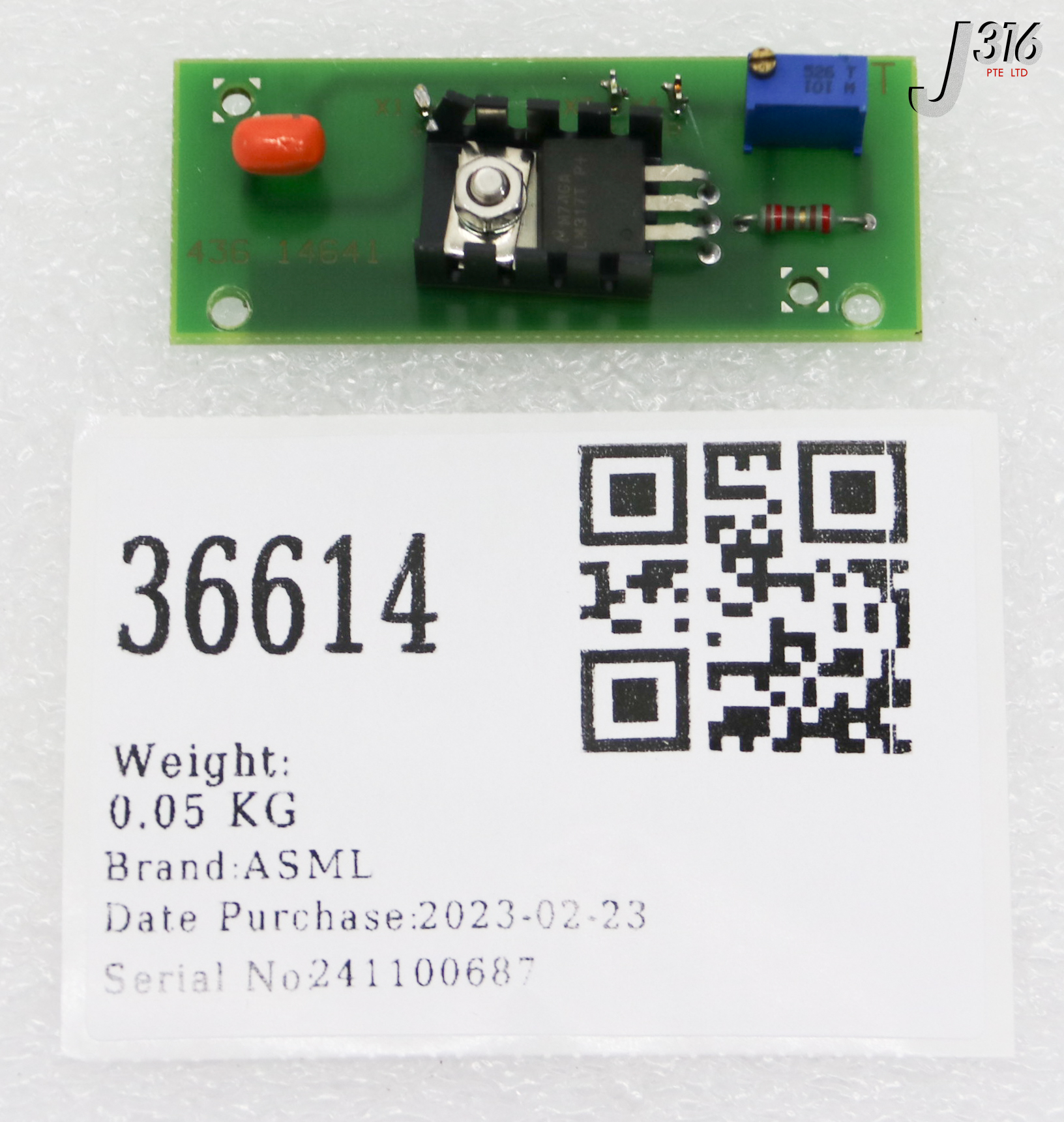 36614 ASML PCB ASSY 4022.436.1071