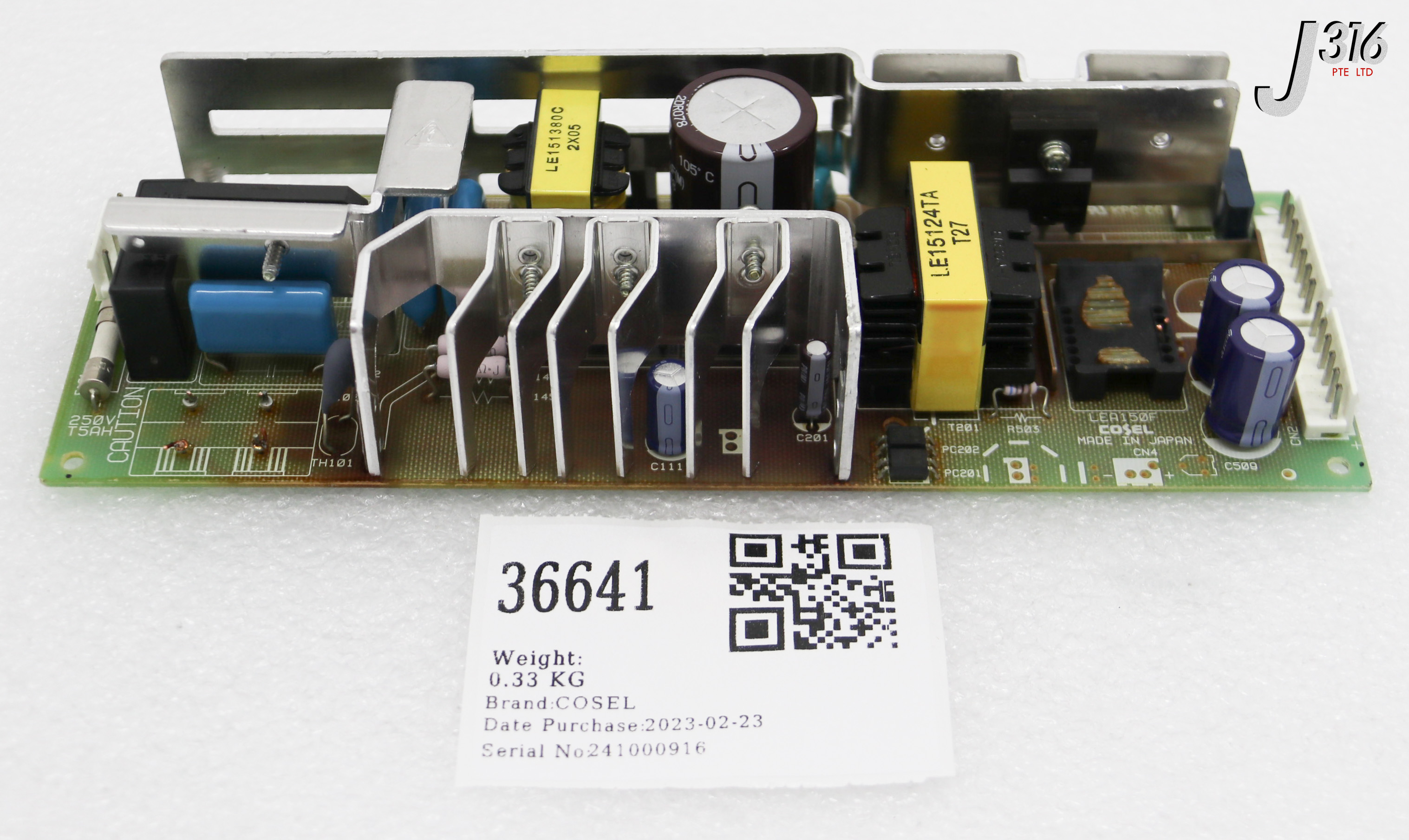 36641 COSEL POWER SUPPLY BOARD (PARTS) LEA150F-24