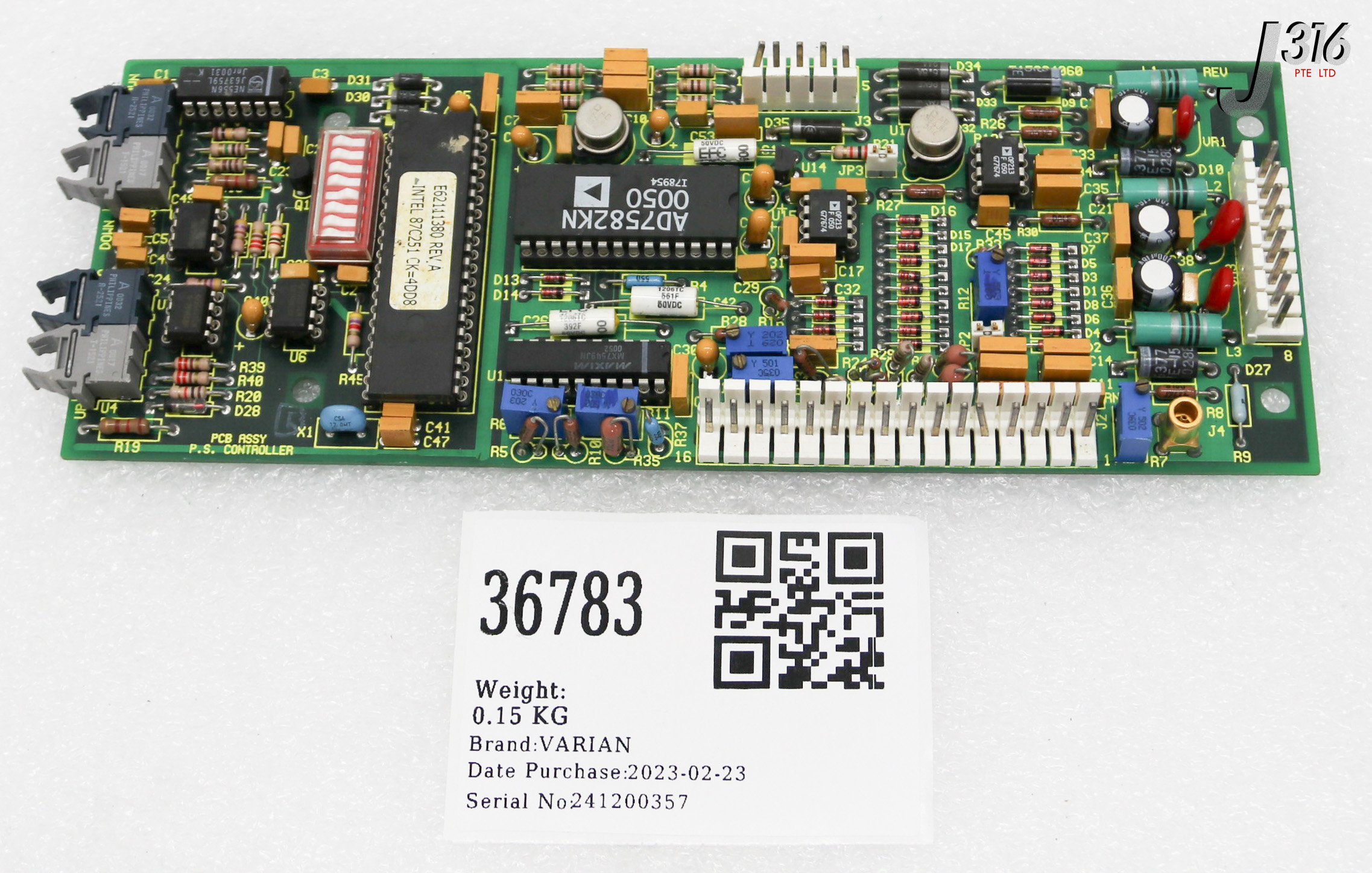 36783 VARIAN PCB ASSY, P.S. CONTROLLER, E14004060 E15004060