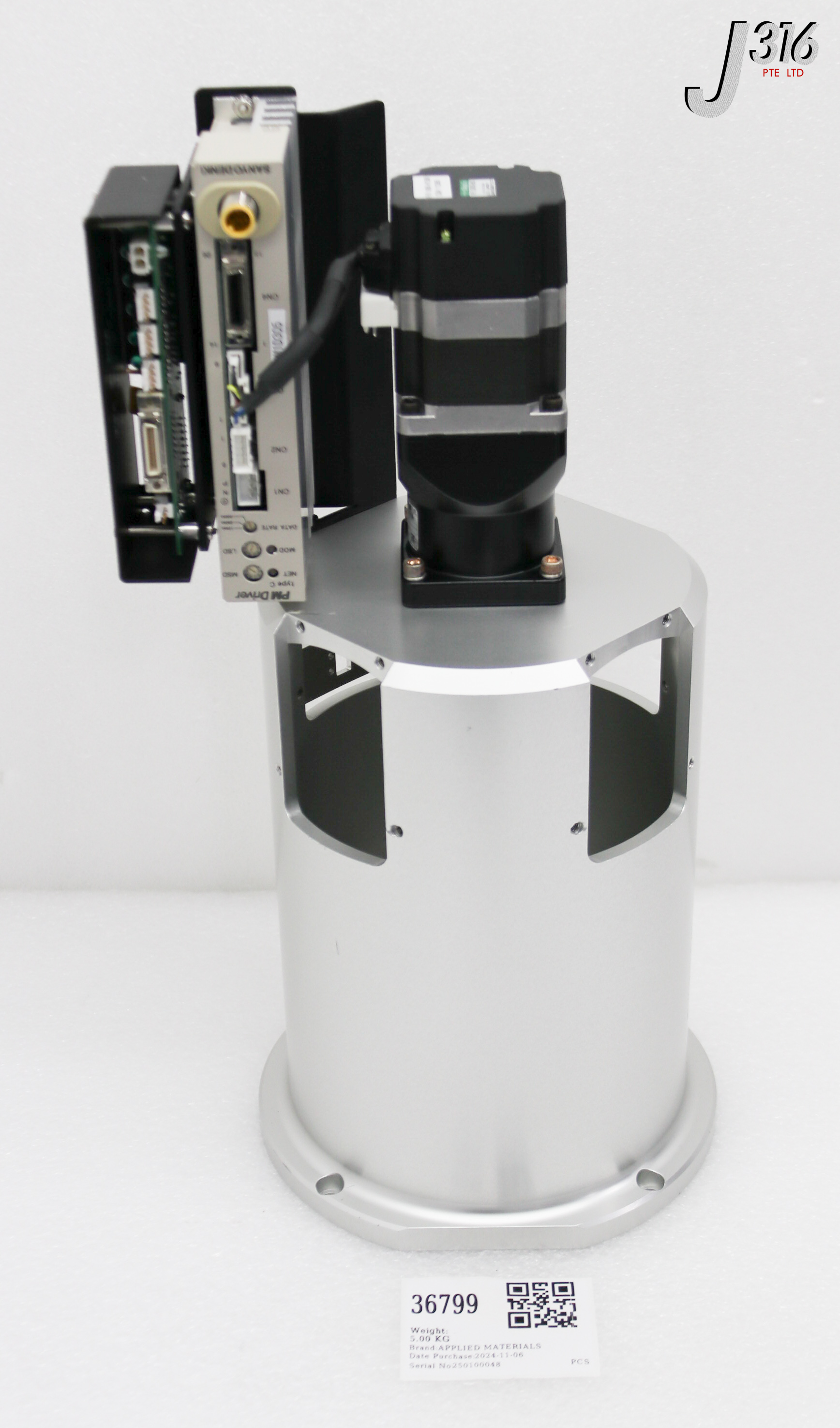 36799 APPLIED MATERIALS MOTOR ASSY, STEPPER 5 PHASE HARMONIC 1:50 GEAR 1080-01300