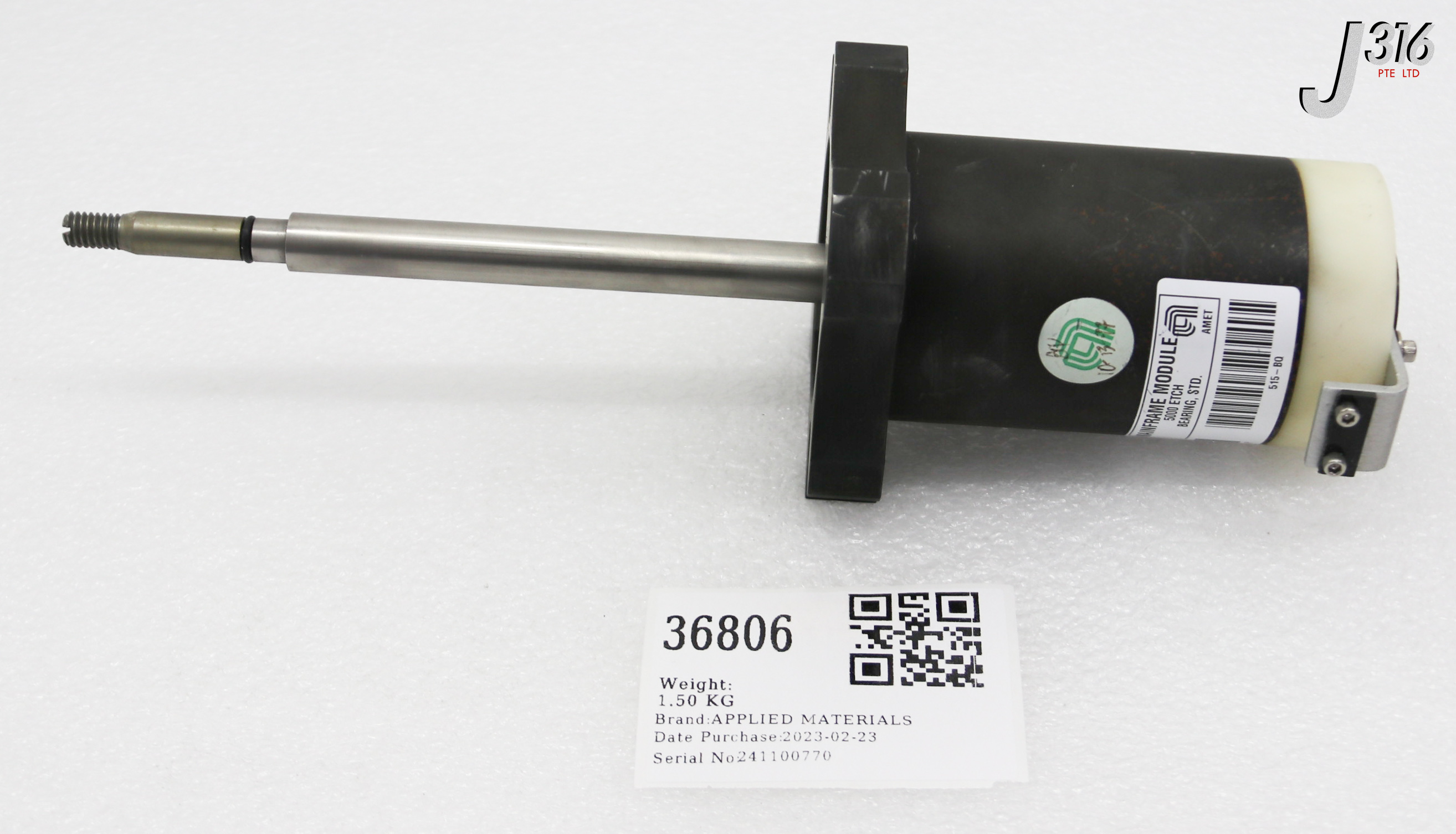 36806 APPLIED MATERIALS ASSY, BEARING, STD. 0010-00510