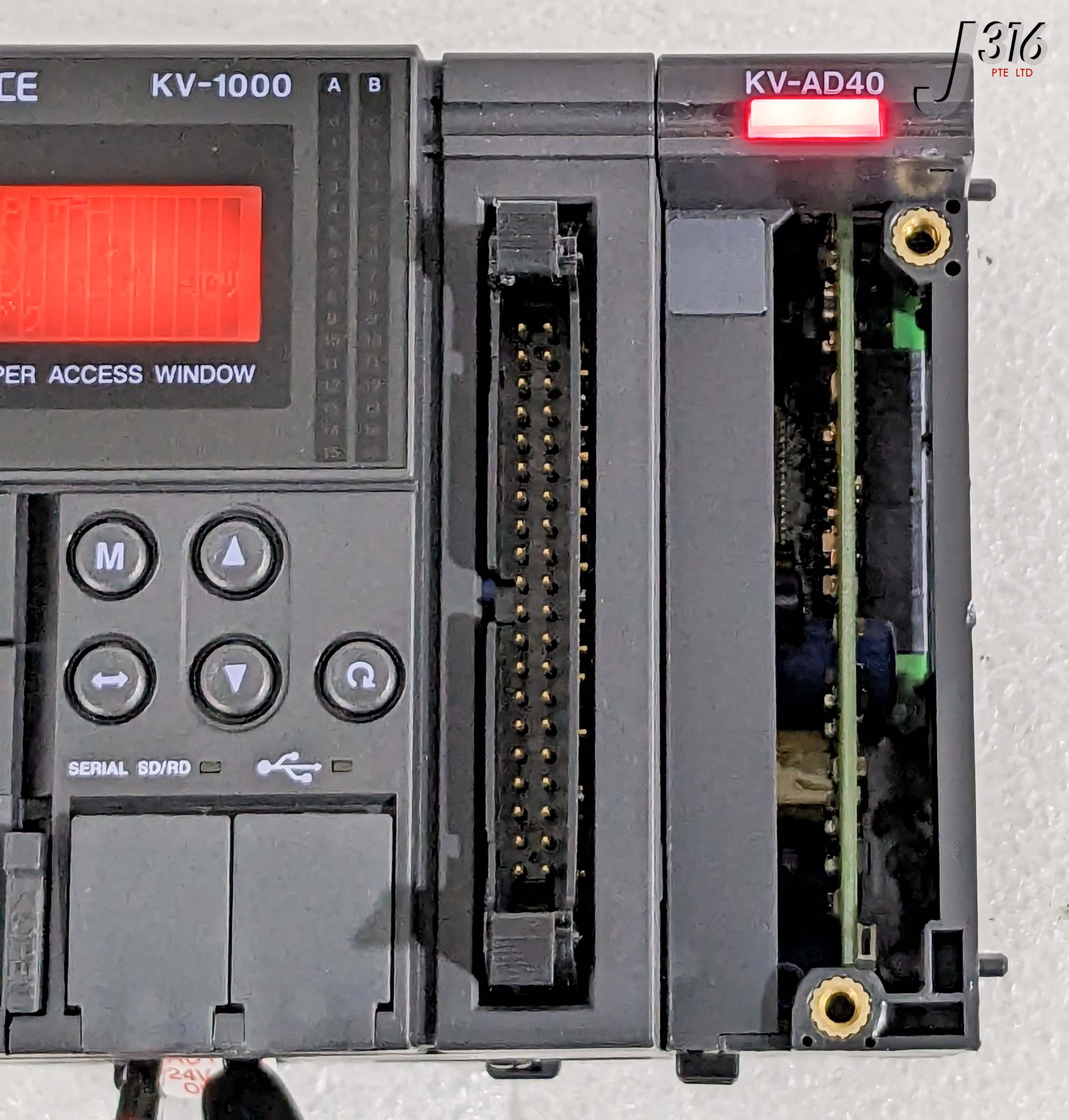 36821 KEYENCE A/D CONVERSION UNIT, 4 ANALOG INPUT CHANNELS KV-AD40