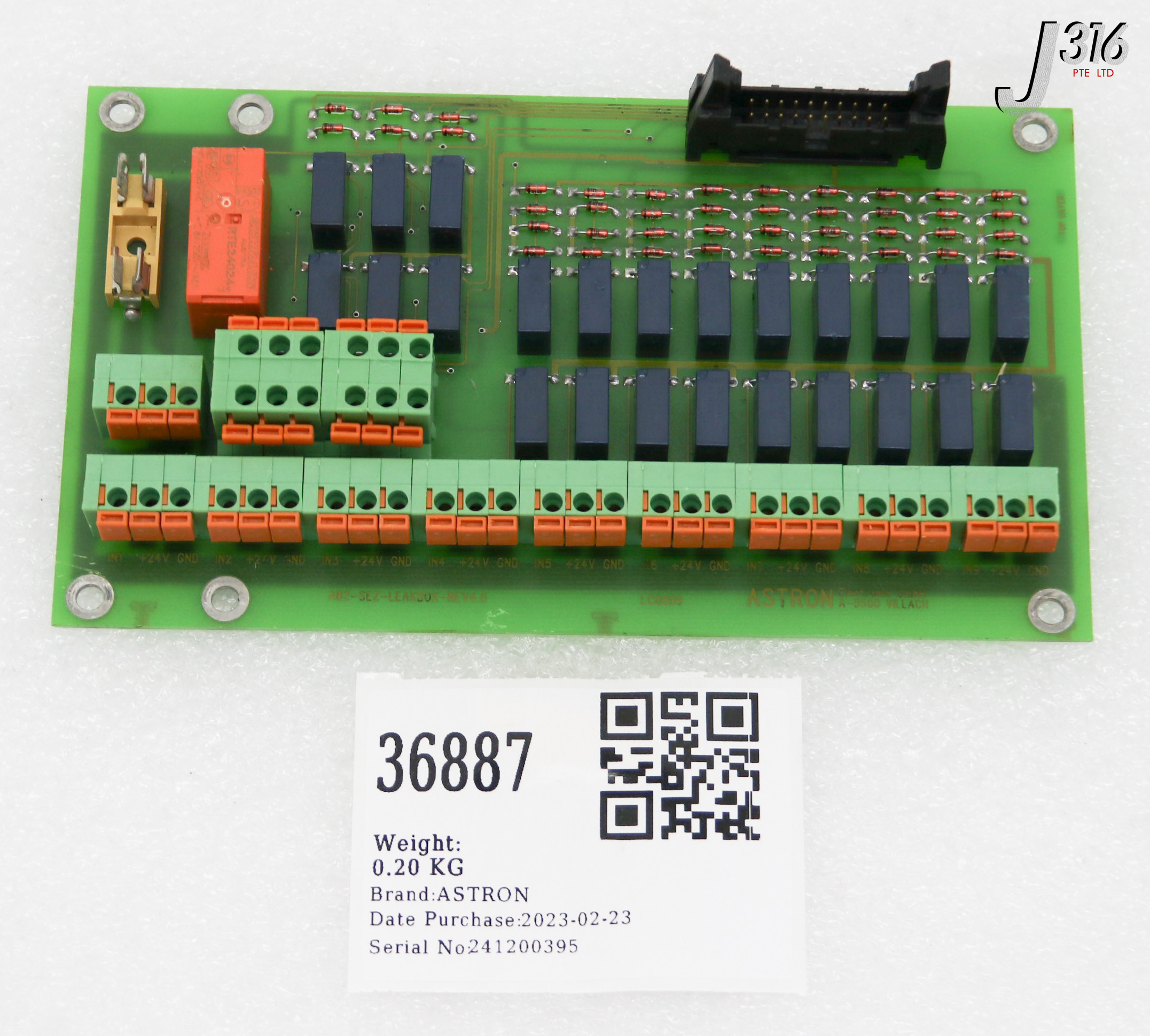 36887 ASTRON PCB ASSY AB2-SEZ-LEAKBOX