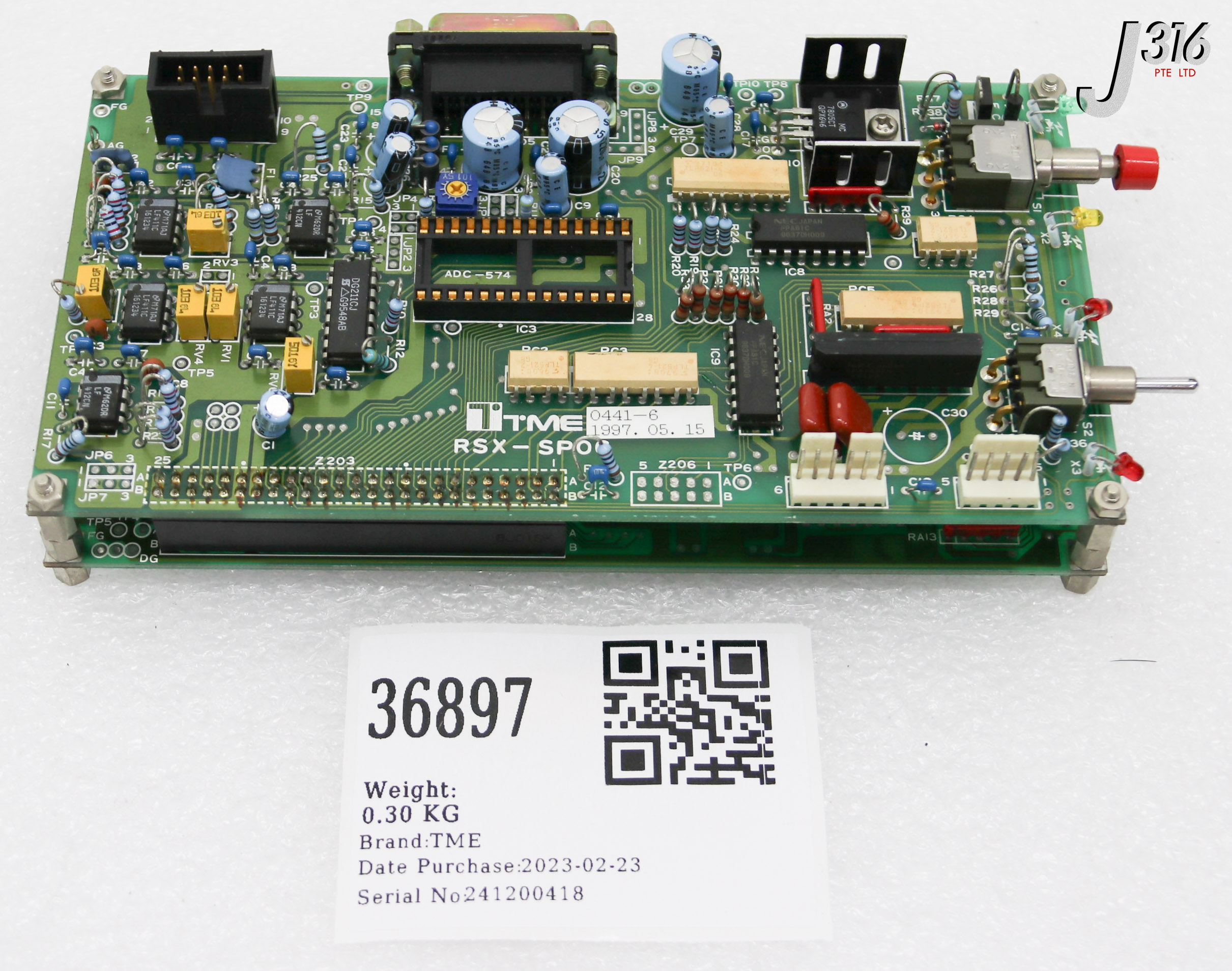 36897 TME PCB ASSY RSX-SP06