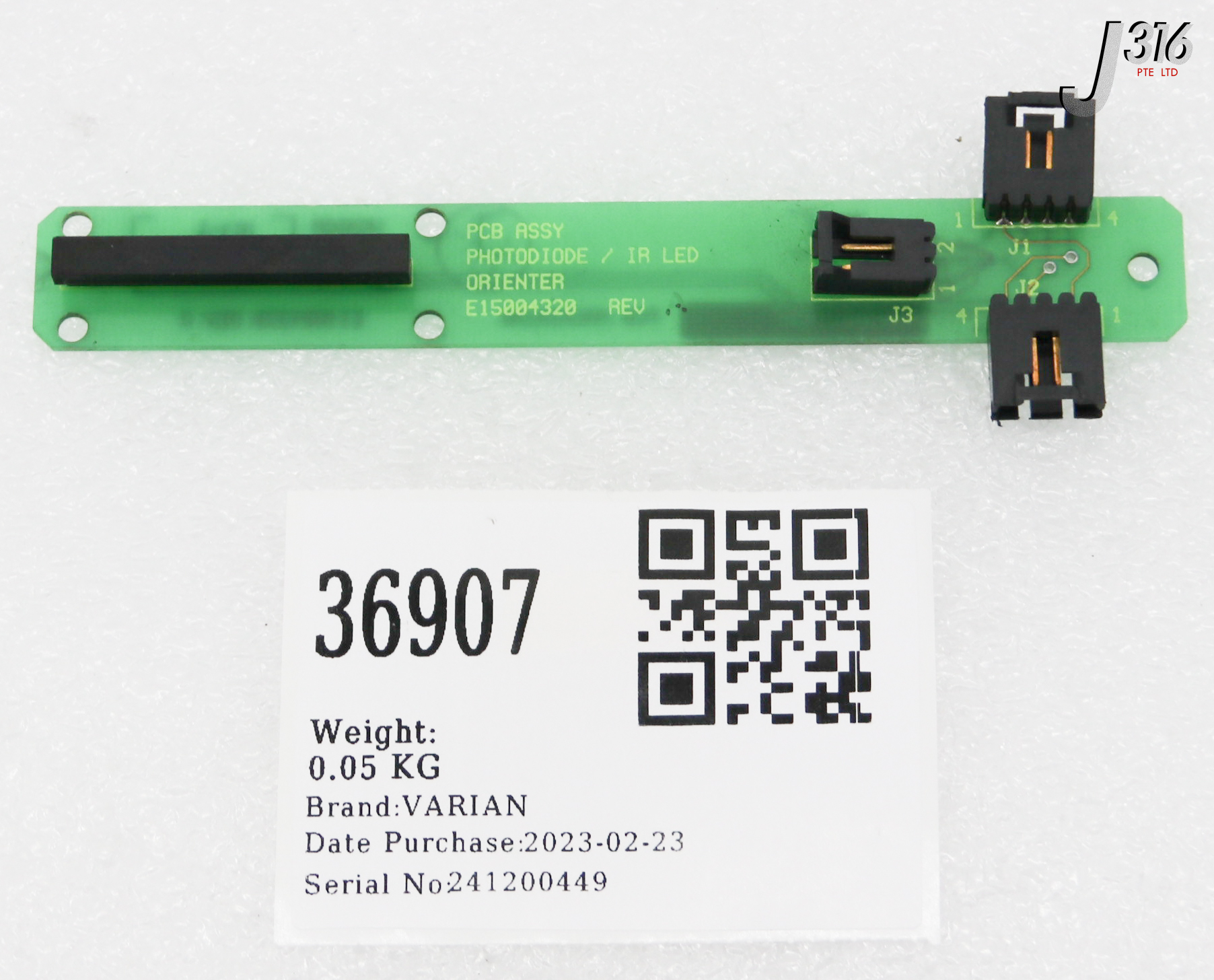 36907 VARIAN PCB ASSY, PHOTODIODE / IR LED ORIENTER E15004320