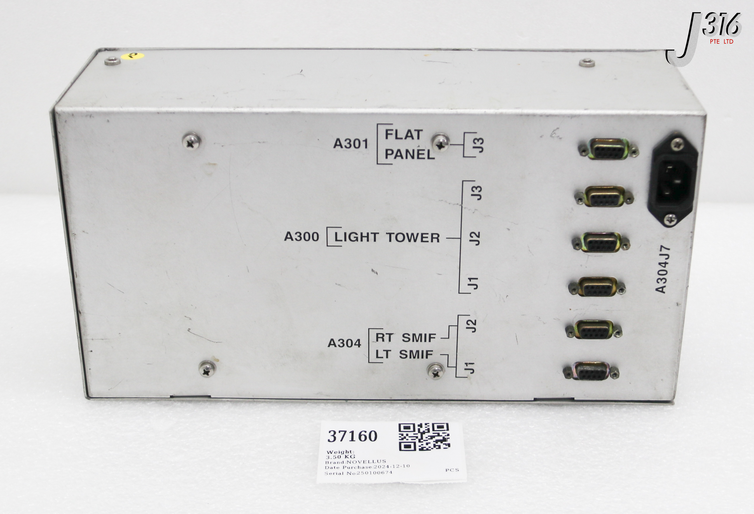 37160 NOVELLUS POWER SUPPLY, AUX SMIF (PARTS) 02-051872-00