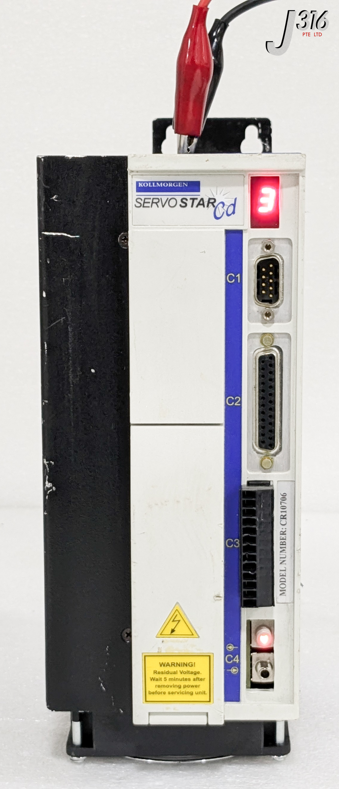 37172 KOLLMORGEN SERVO DRIVE, SERVOSTAR CD, P/N: PRD-AM40ASIZ-A2 CR10706