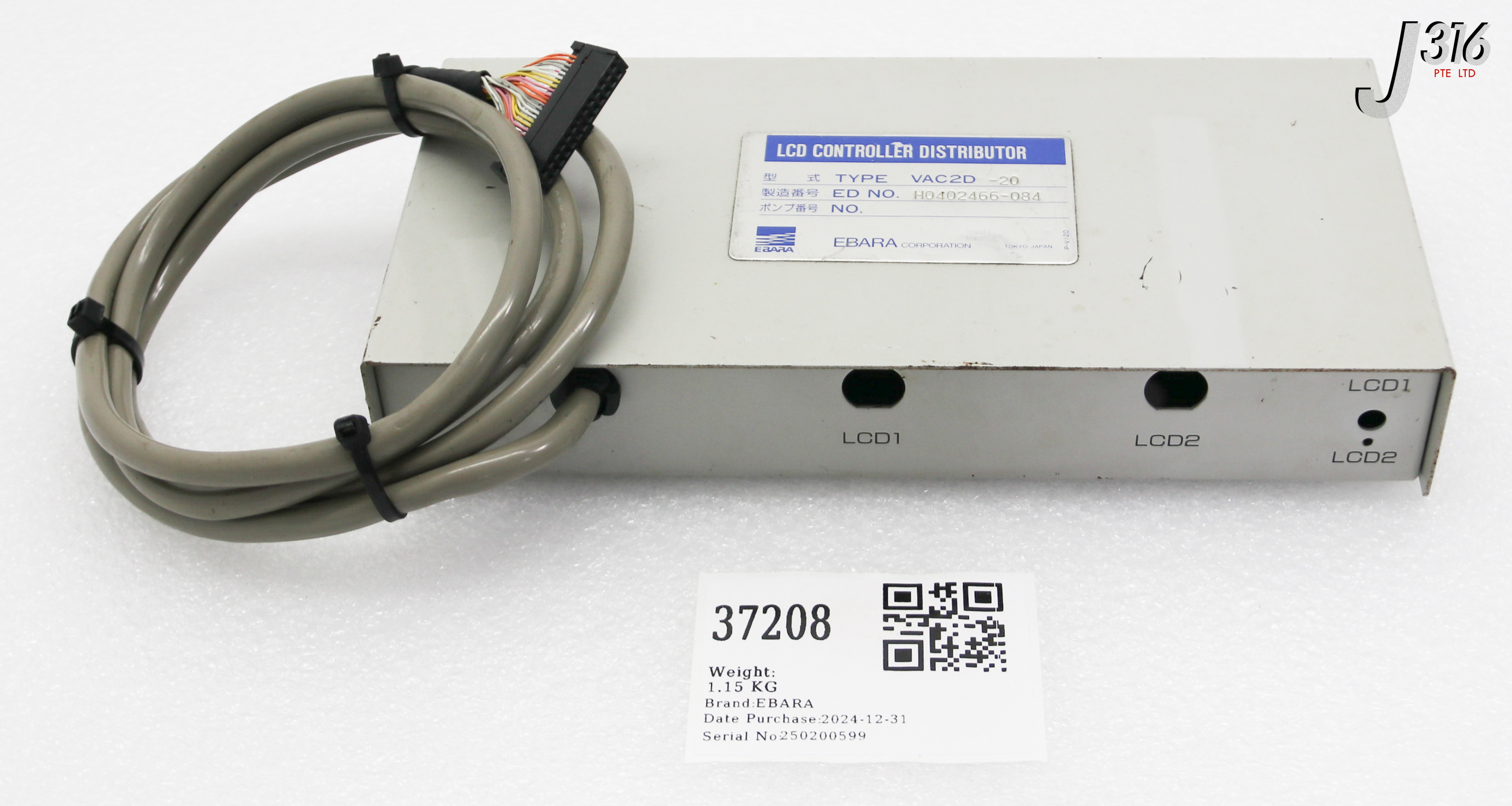 37208 EBARA LCD CONTROLLER DISTRIBUTOR VAC2D-20