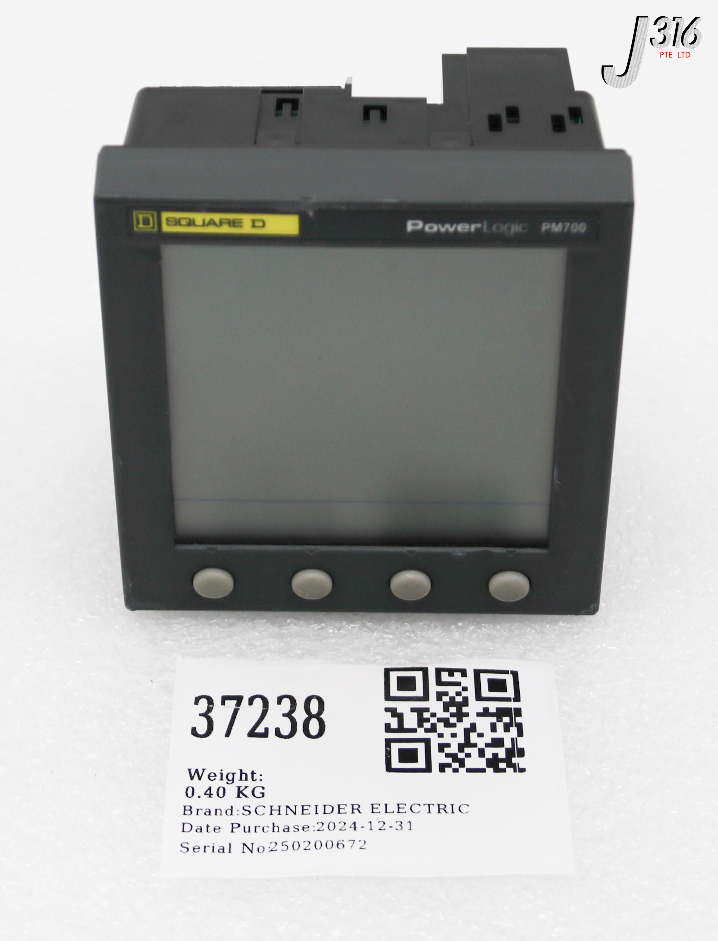 37238 SCHNEIDER ELECTRIC POWER METER, POWERLOGIC, 700 SERIES (PARTS) PM700