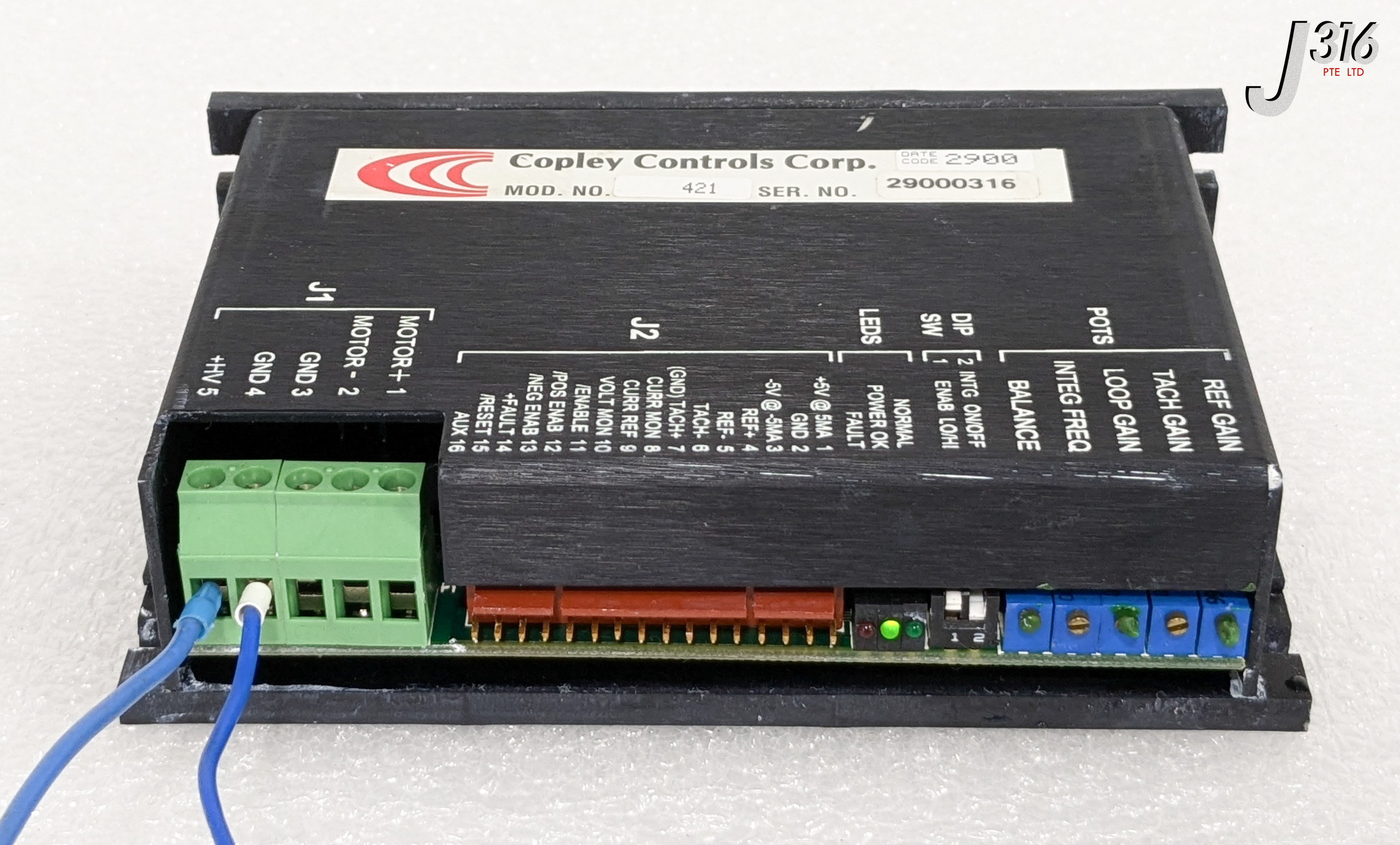 37247 COPLEY CONTROLS DC BRUSH SERVO AMPLIFIER 421