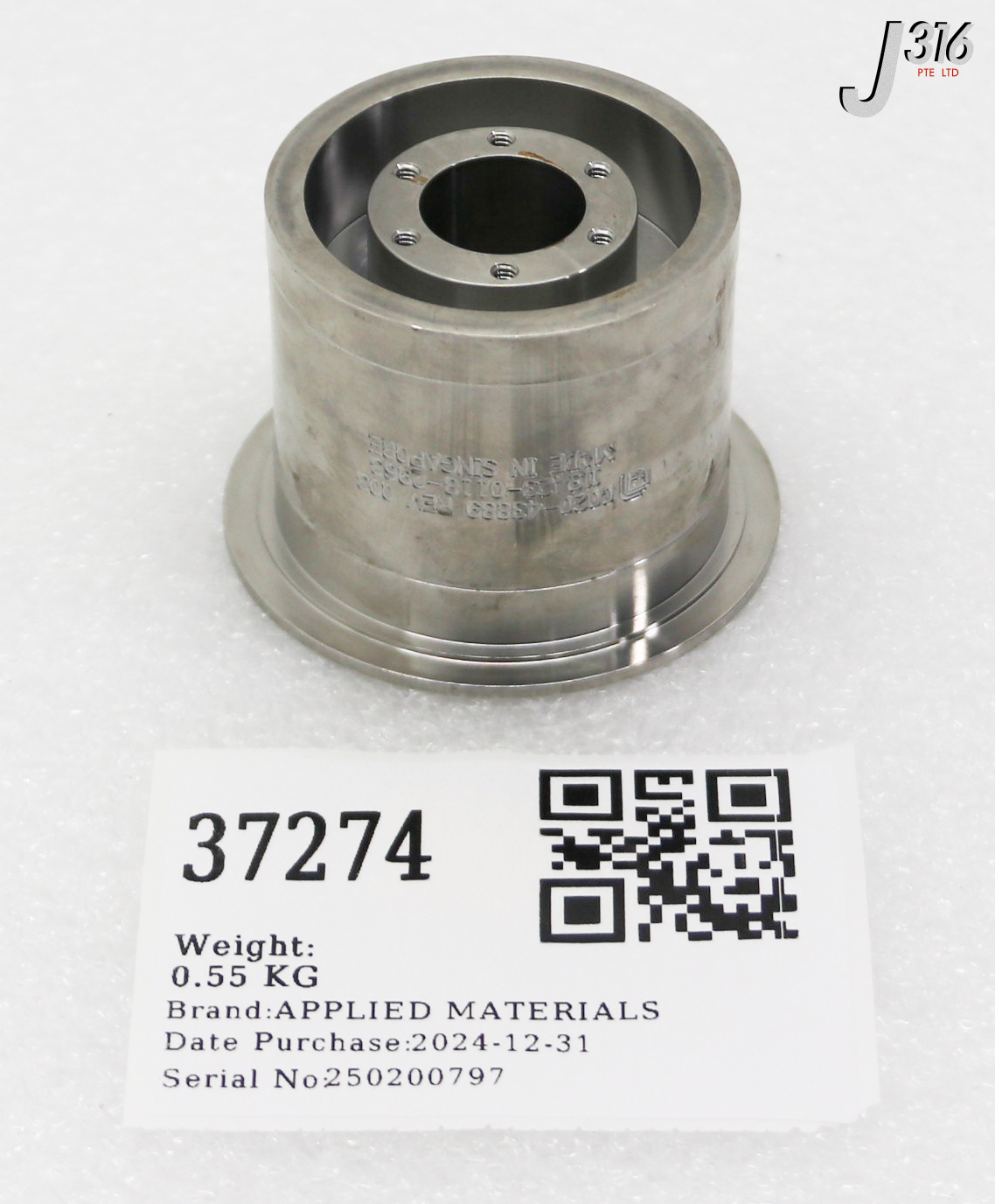37274 APPLIED MATERIALS SHAFT ADJUSTABLE ELBOW ROBOT VHP 0020-43889