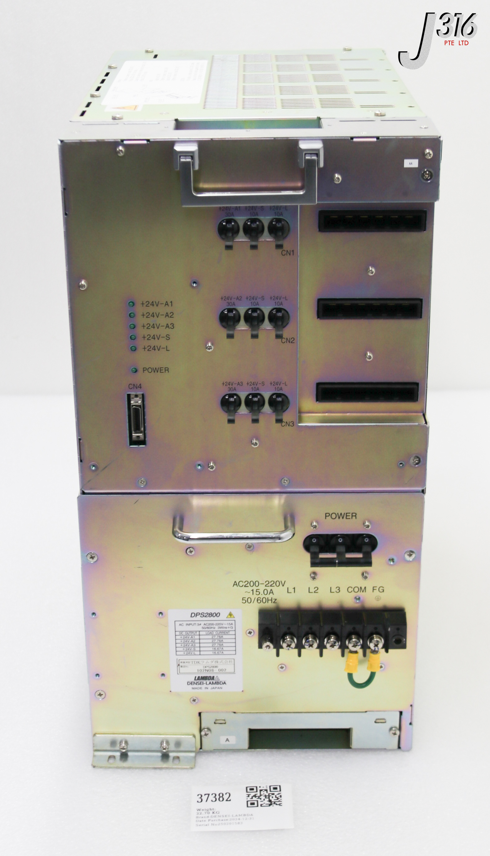 37382 DENSEI-LAMBDA POWER SUPPLY (PARTS) DPS2800