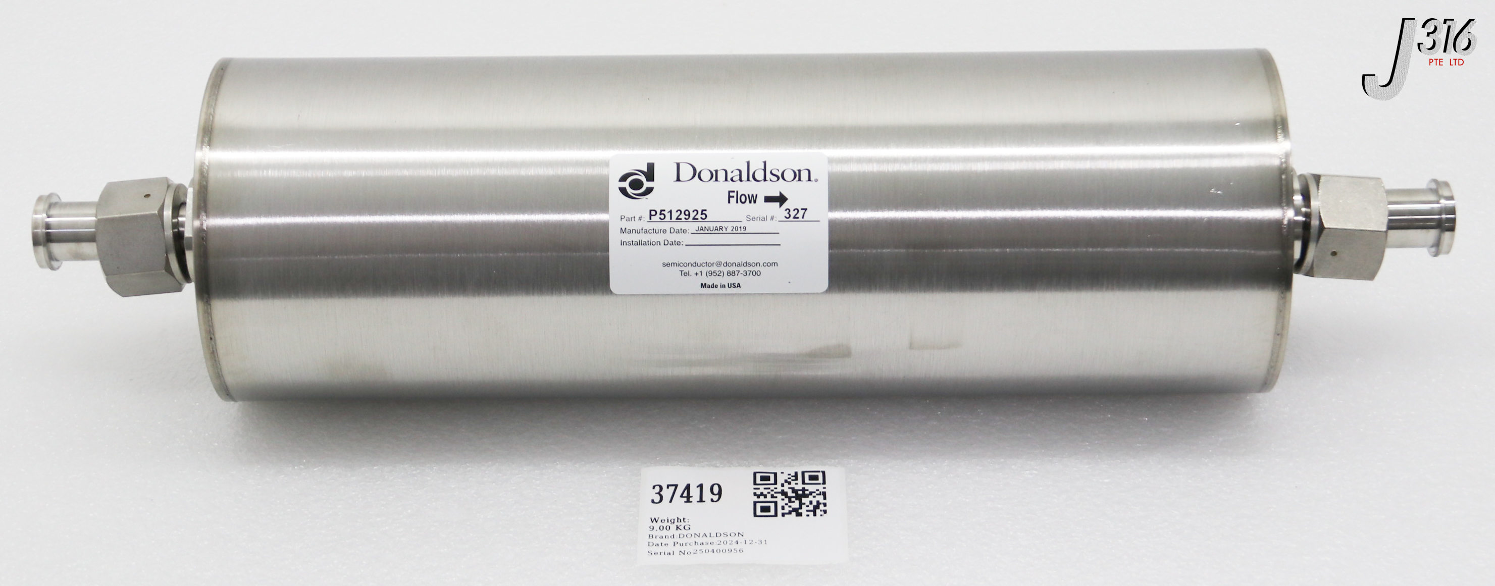 37419 DONALDSON FILTER ASSY P512925