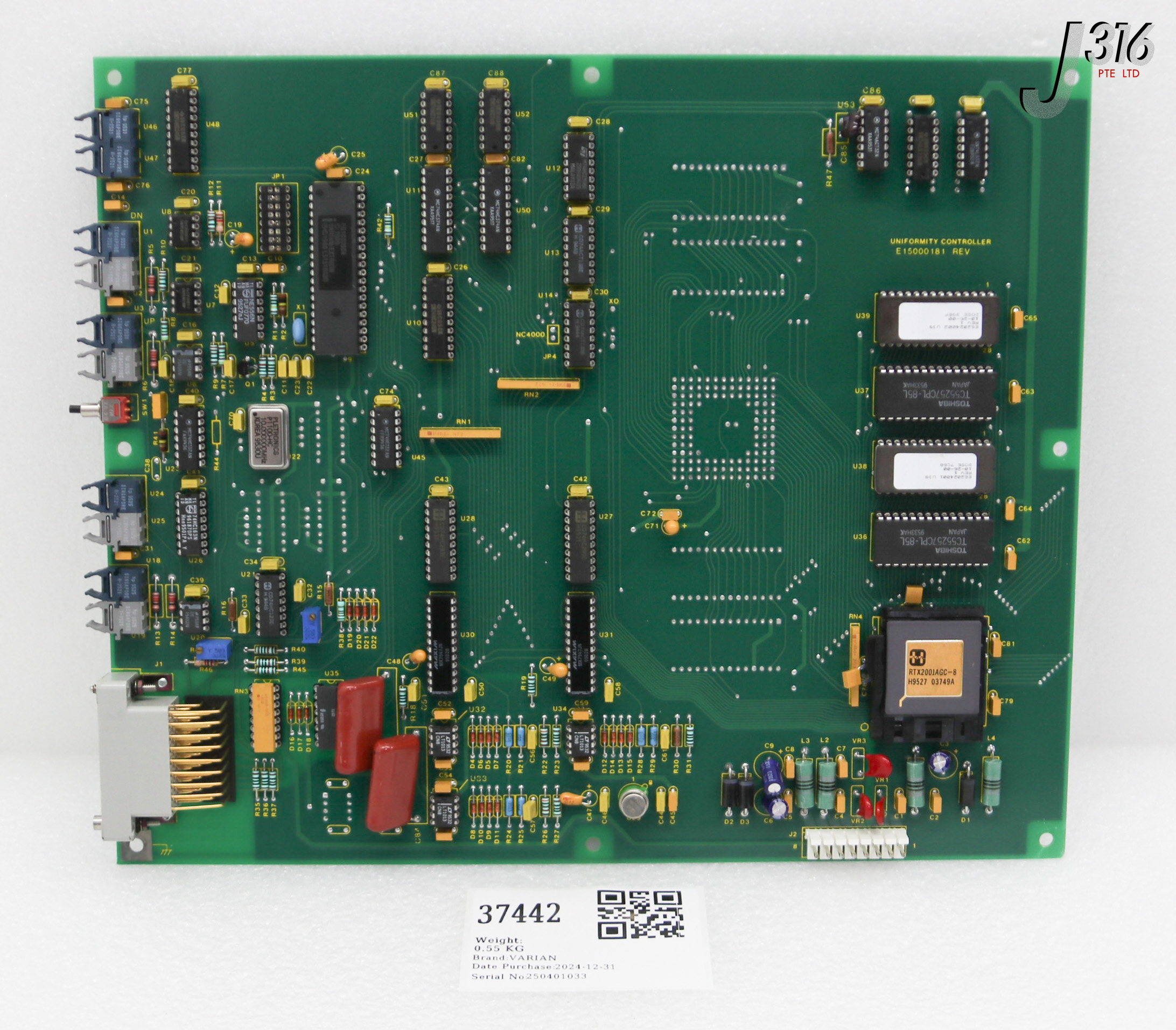 37442 VARIAN PCB, UNIFORMITY CONTROLLER E15000181