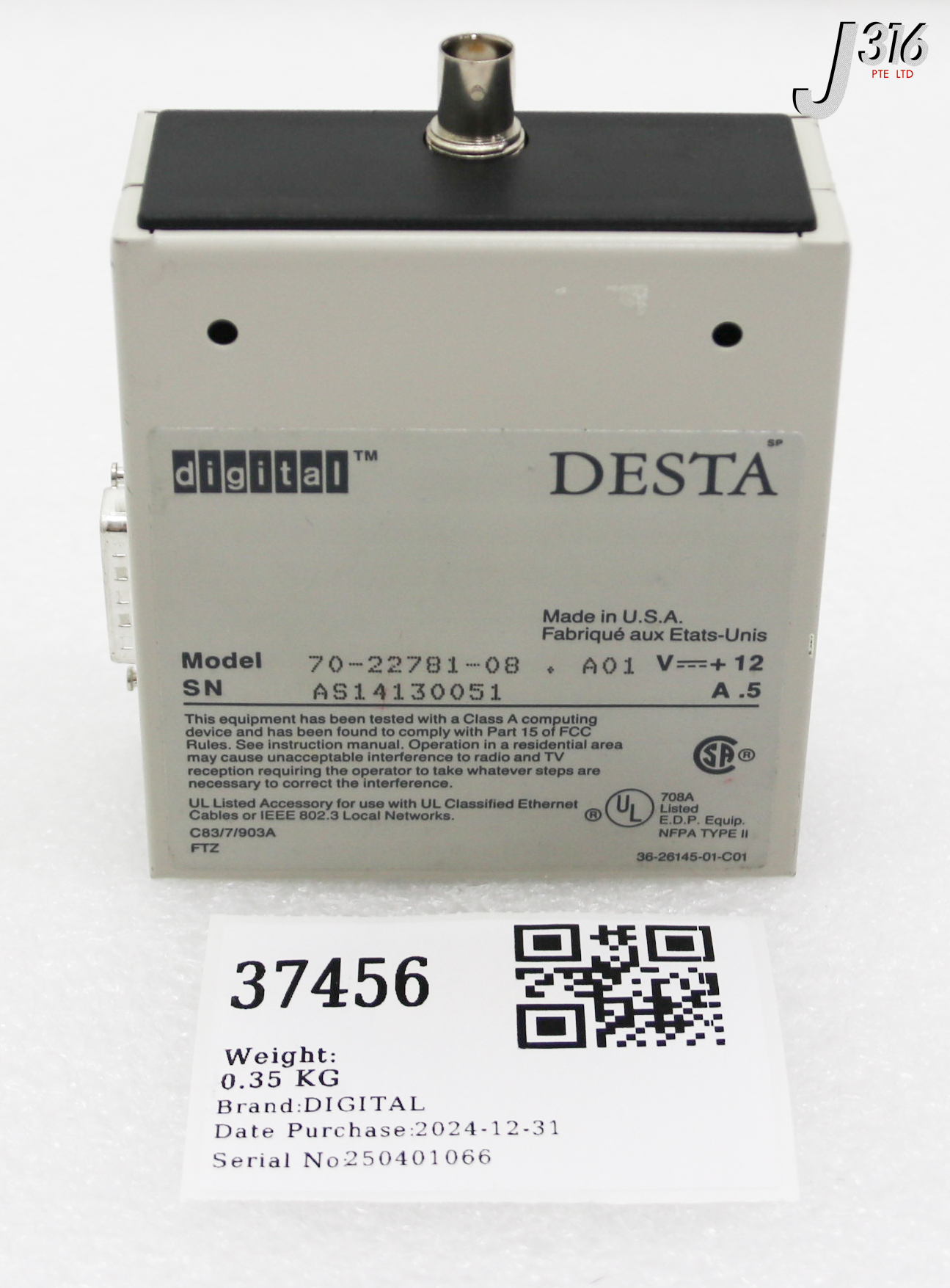 37456 DIGITAL DESTA EQUIPMENT TRANSCEIVER 70-22781-08