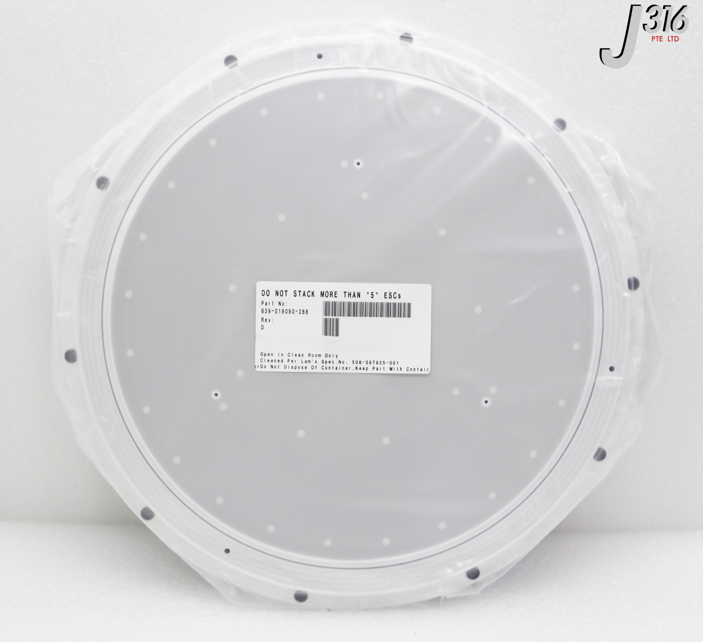 37537 LAM RESEARCH ESC CHUCK, 715-800328-236 (NEW) 839-019090-288
