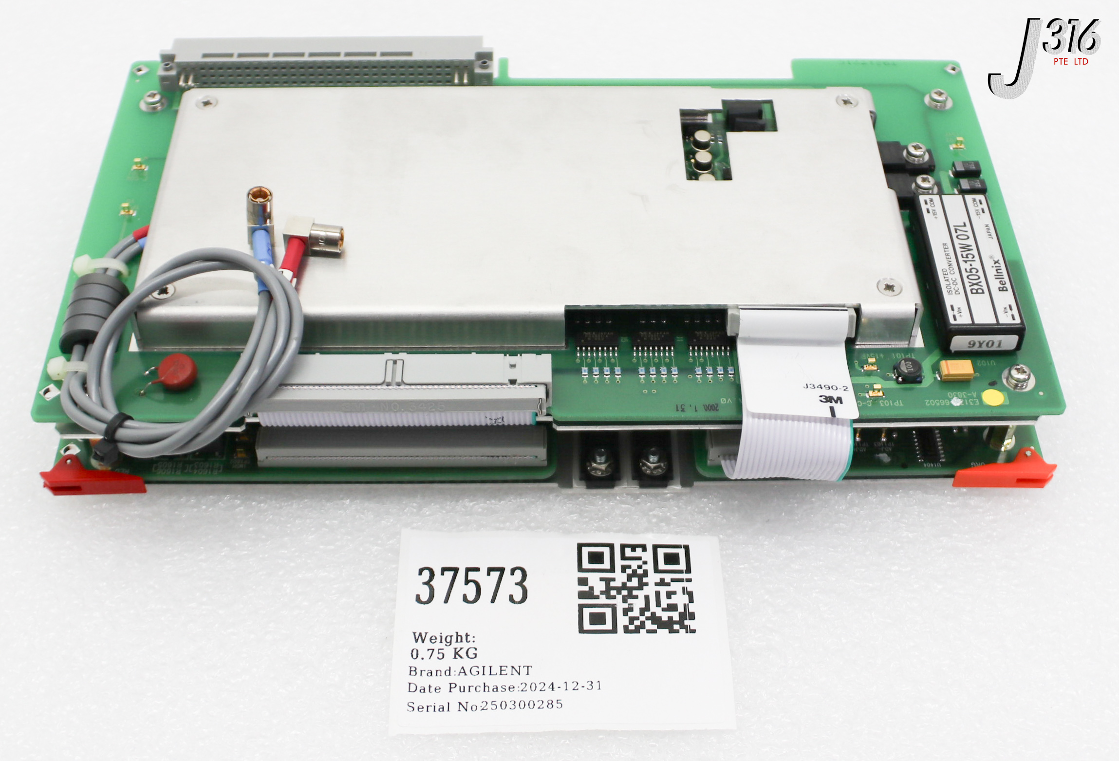 37573 AGILENT PCB ASSY, HPSMU BD W/ SMB COAXIAL CABLES, E3132-66501, E3132-66502 E3132-60001