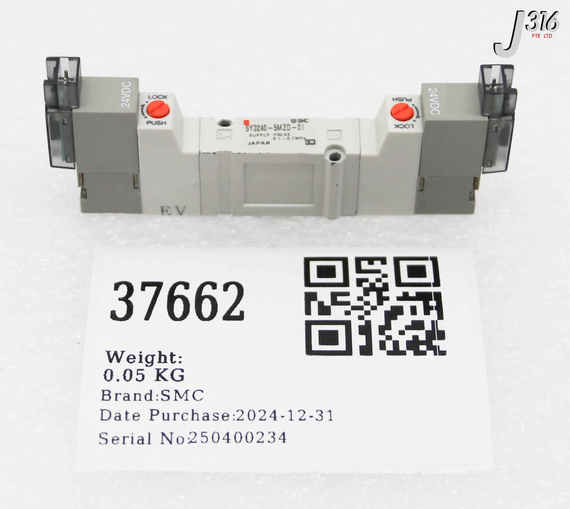 37662 SMC SOLENOID VALVE 0.1~0.7MPA SY3240-5MZD-01 – J316Gallery