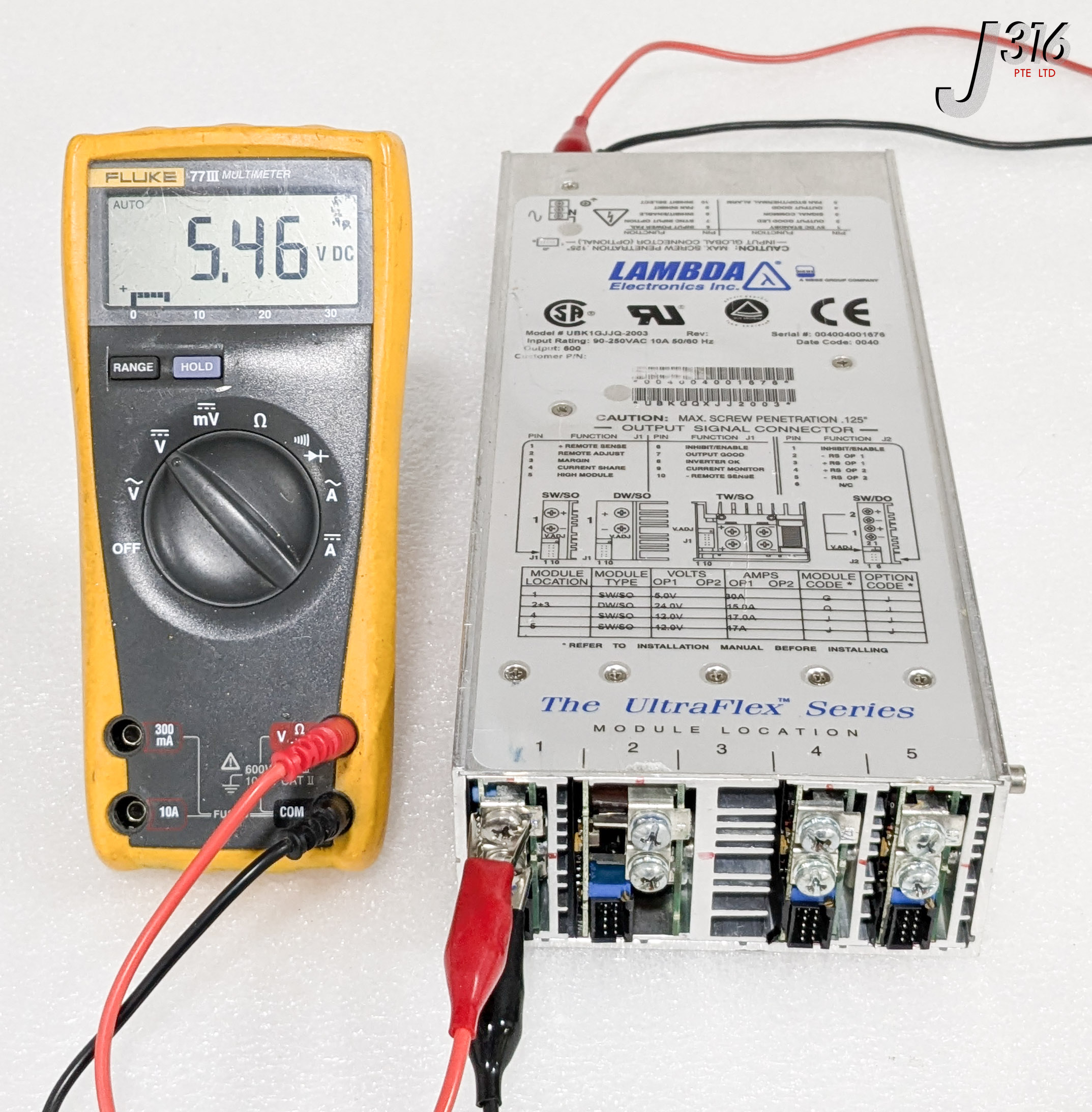 37665 LAMBDA ELECTRONICS POWER SUPPLY, ULTRAFLEX SERIES UBK1GJJQ-2003