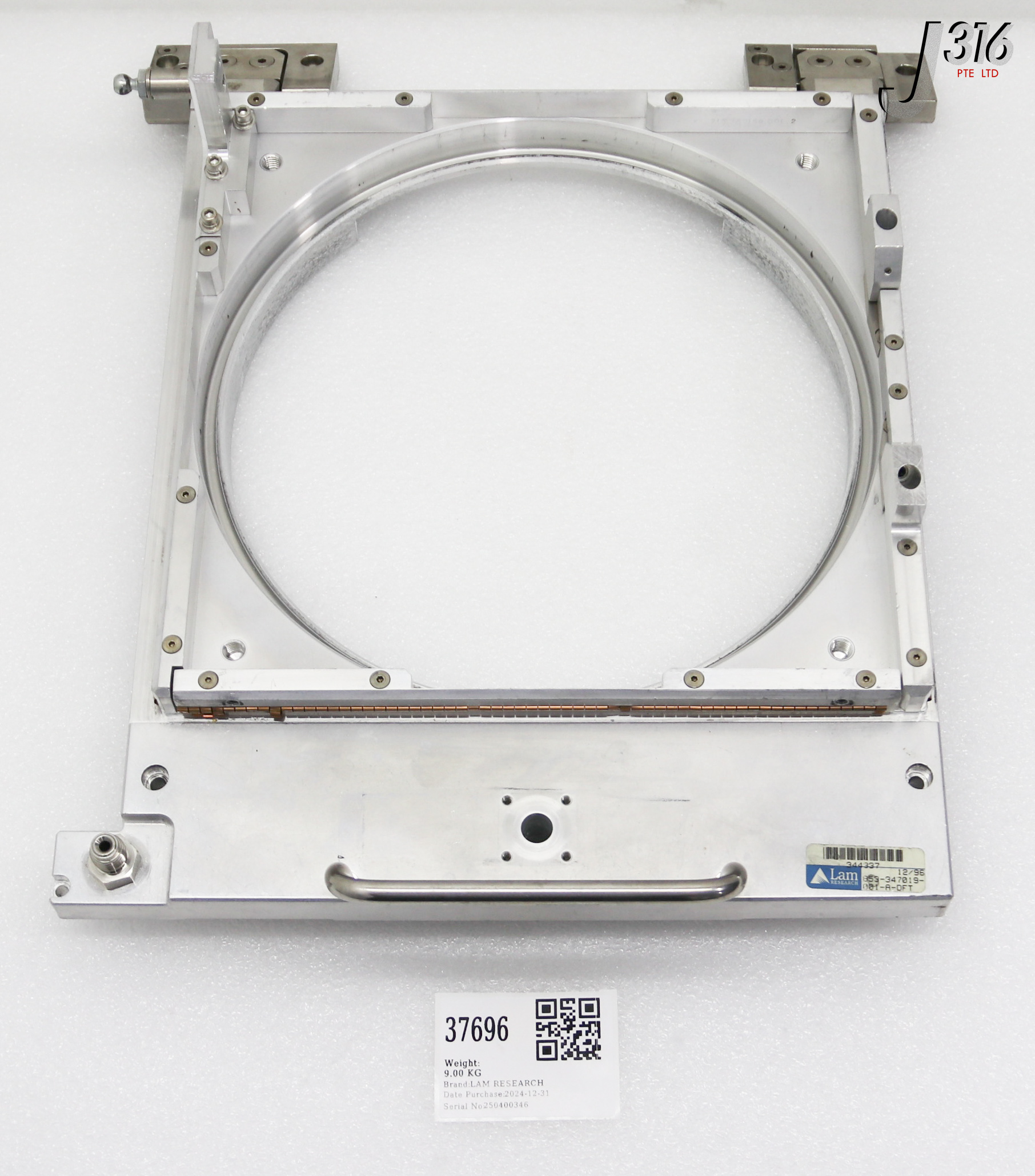 37696 LAM RESEARCH CHAMBER COVER ASSY (PARTS) 853-347019-001-A-DFT