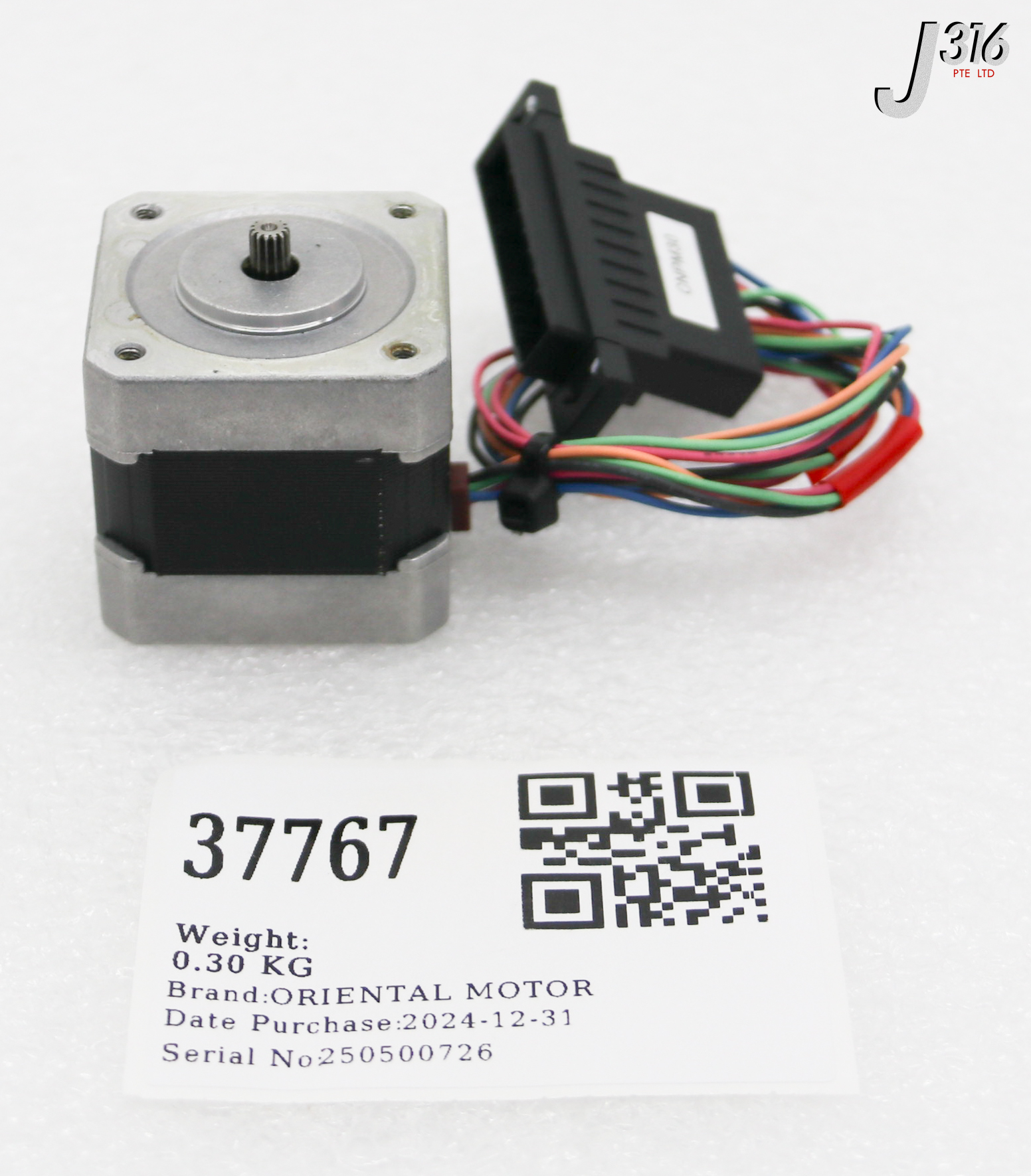 37767 ORIENTAL MOTOR VEXTA, STEPPING MOTOR 5-PHASE PK544NAW-C3