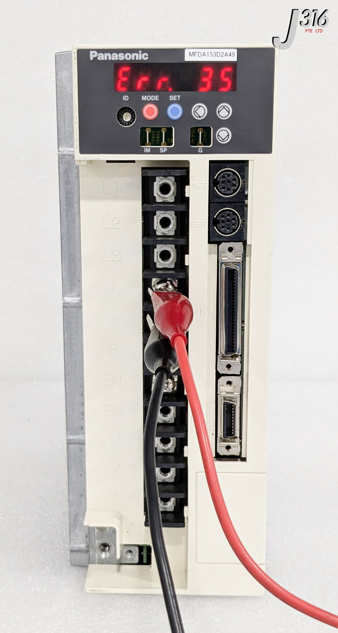 37792 PANASONIC AC SERVO DRIVER MFDA153D2A49