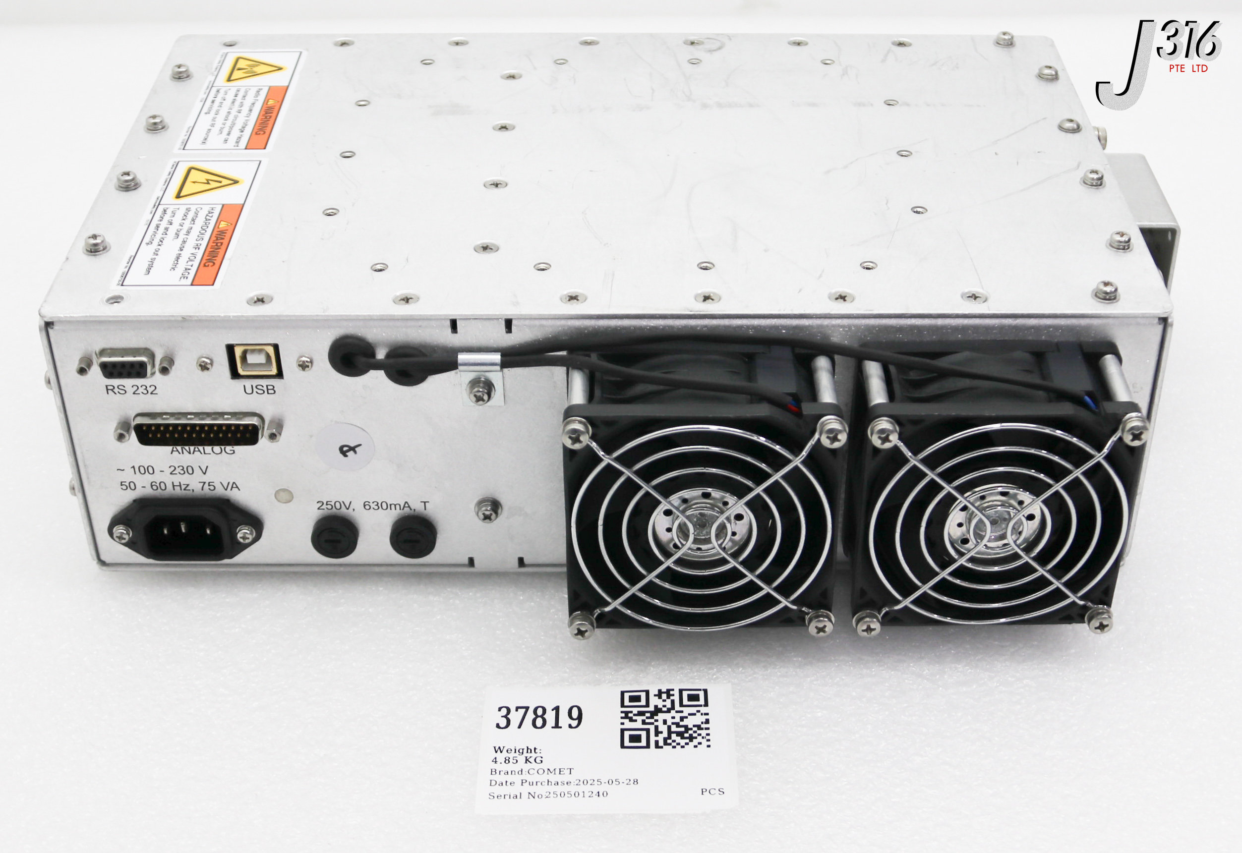 37819 COMET RF MATCH, 1000 WATTS, 13.56 MHZ 20085503