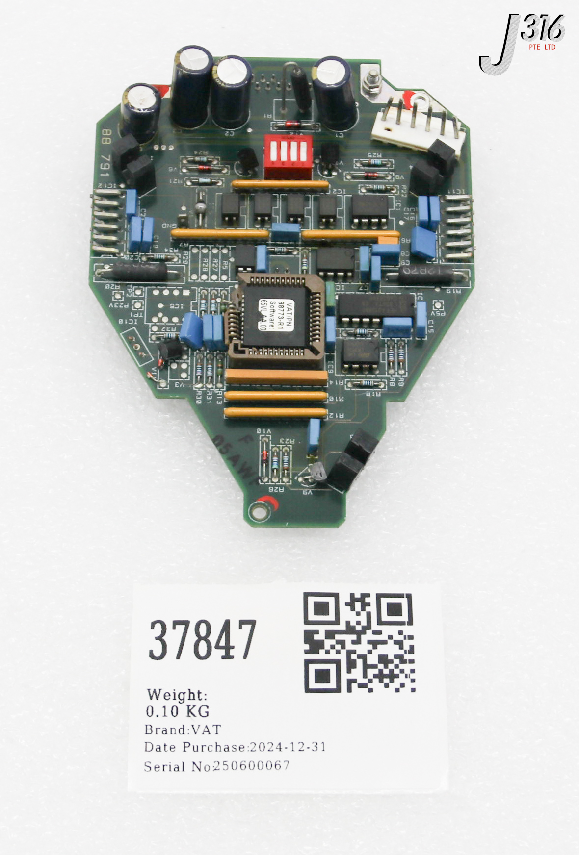 37847 VAT PCB, PENDULUM GATE VALVE MOTOR DRIVER BOARD, 88773-R1 (PARTS) 88 791