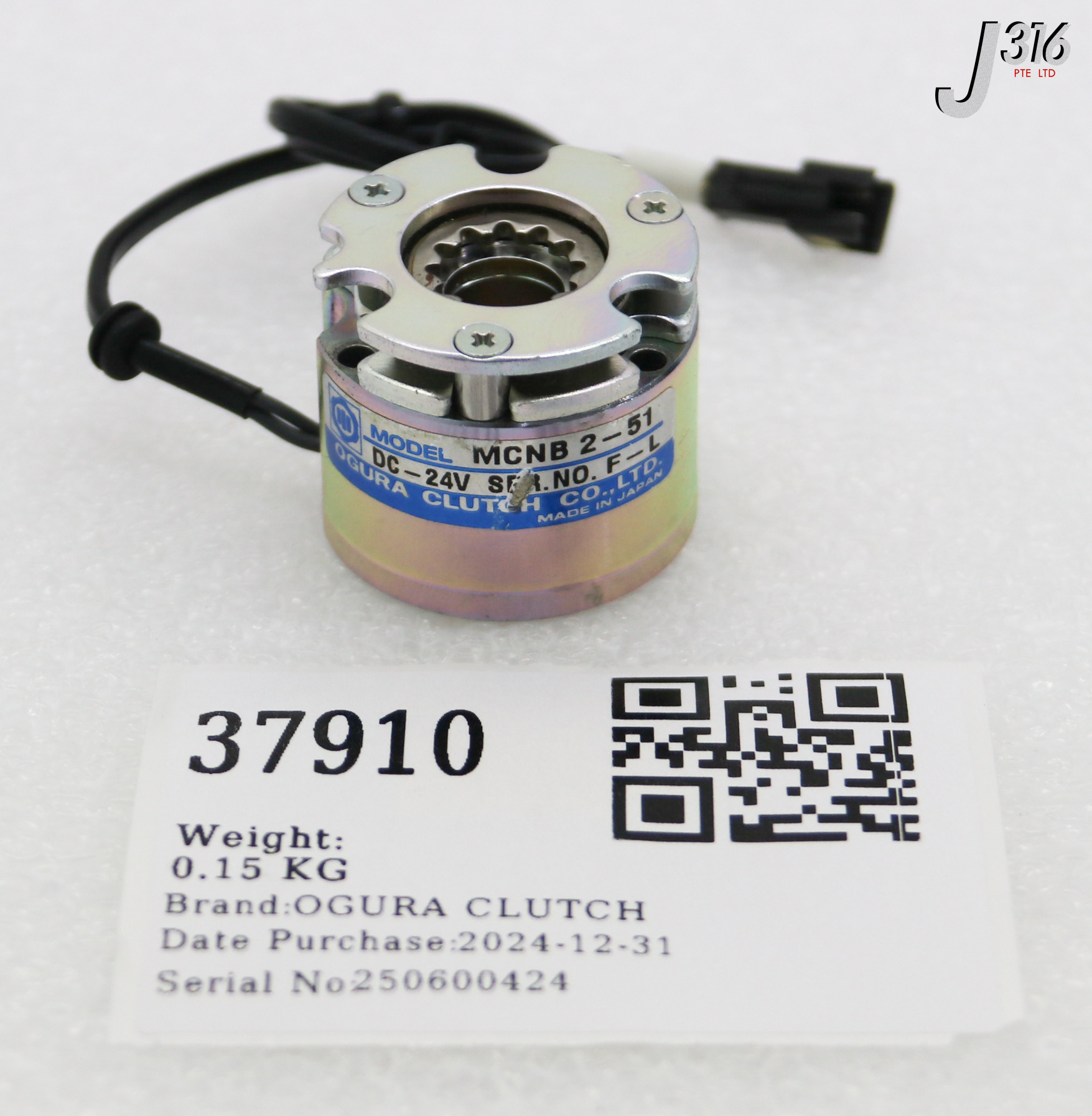 37910 OGURA CLUTCH ELECTROMAGNETIC BRAKE MCNB 2-51