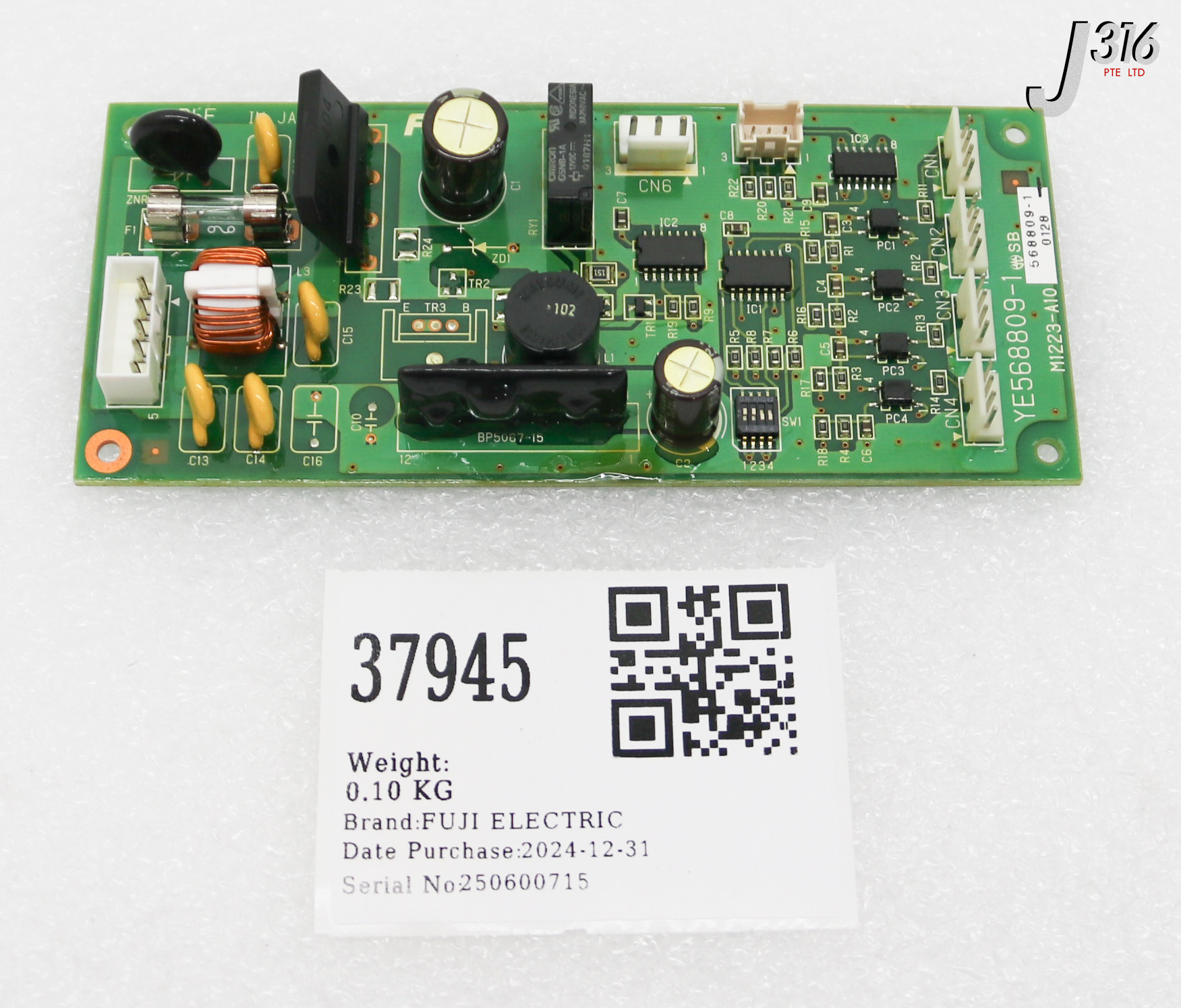 37945 FUJI ELECTRIC PCB ASSY YE568809-1